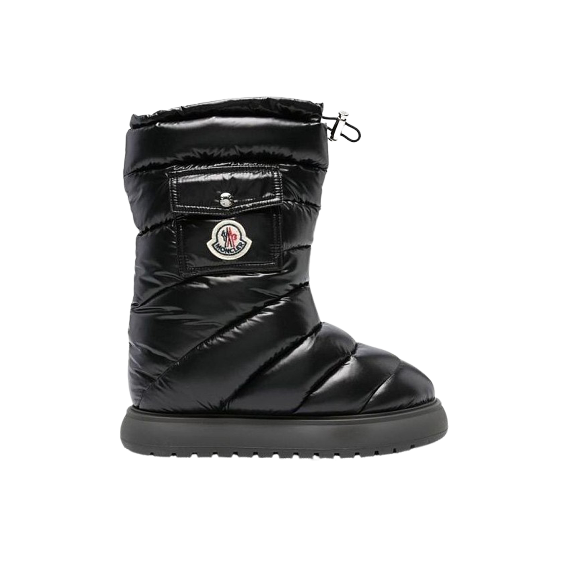 I2-09B-4H00070-M2707-999 (W) Moncler Gaia Pocket Mid Boots Black - 23FW