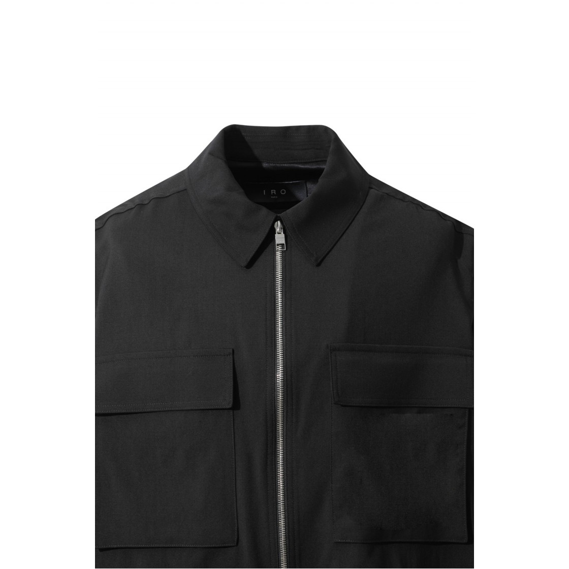 이로 라이예스 투웨이 셔츠자켓 블랙(Iro Lyess Two-Way Shirt Jacket Black) - 4