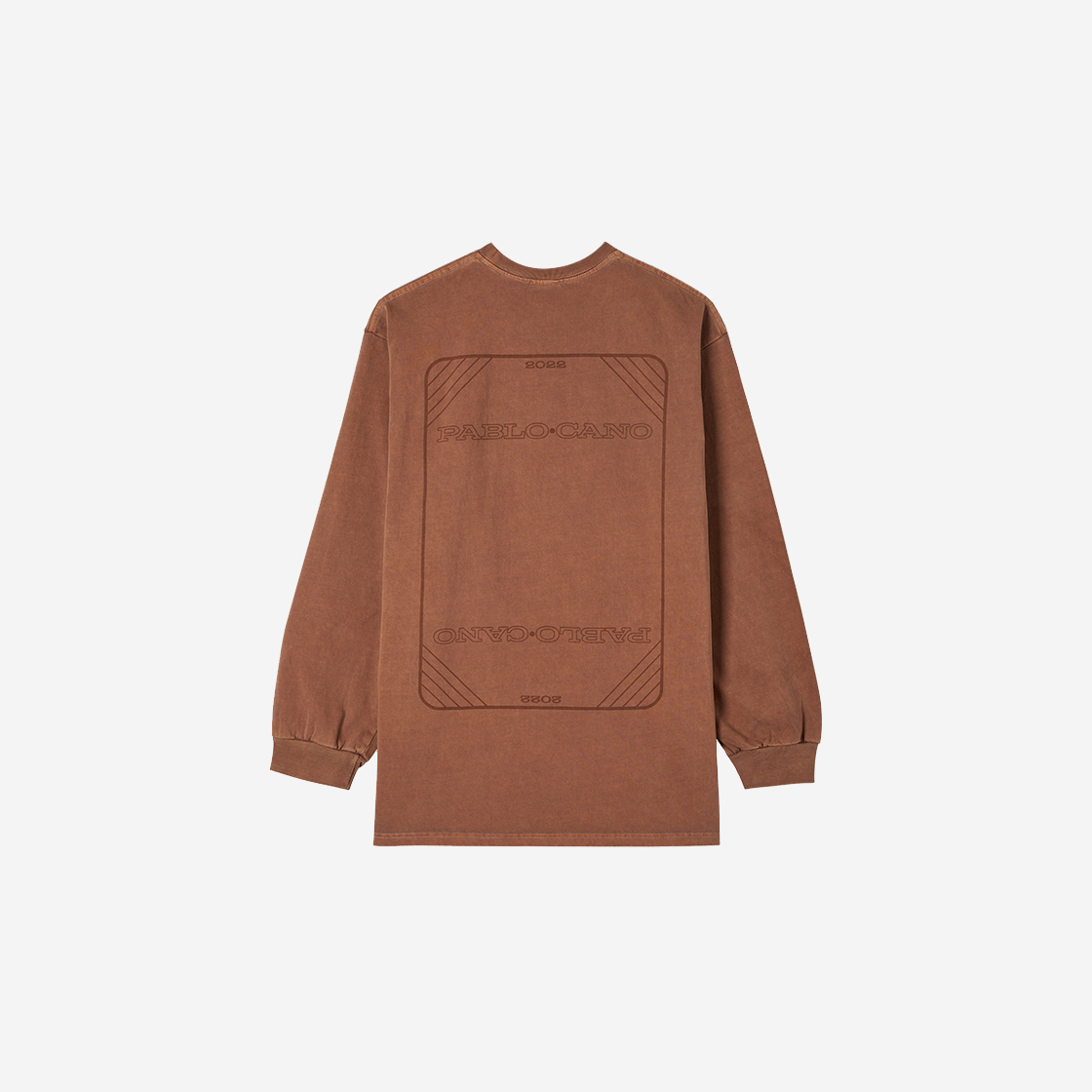 파블로카노 브라운 루즈 긴팔 티셔츠(PABLO CANO Brown Loose Ls T-Shirt) - 3