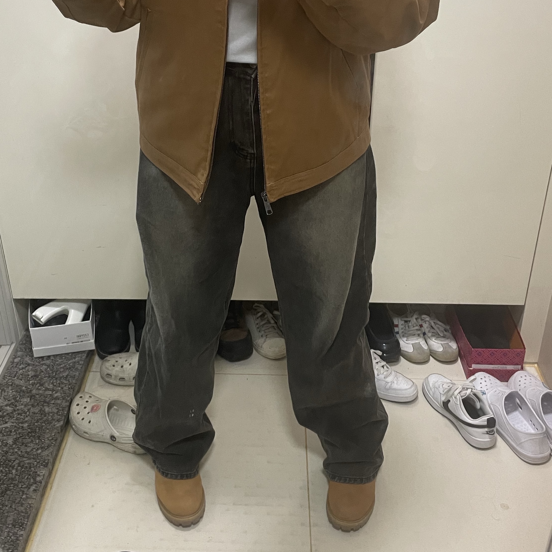 Timberland Premium 6 inch Waterproof Boot Wheat Nubuck - Wide 착용 스타일
