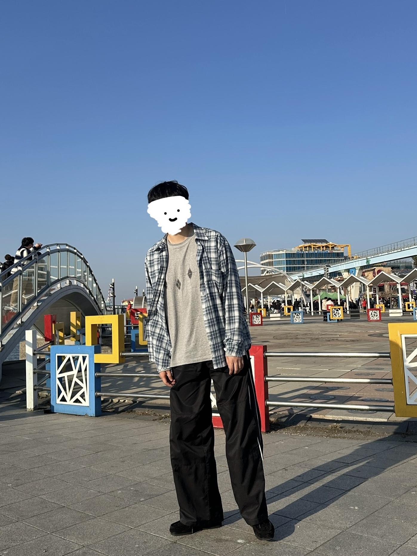 [프리오더] Polyteru Wallabee Shoes Woven Black, Polyteru 1011 Nylon Track Pants Sport Black - 24SS 착용 스타일