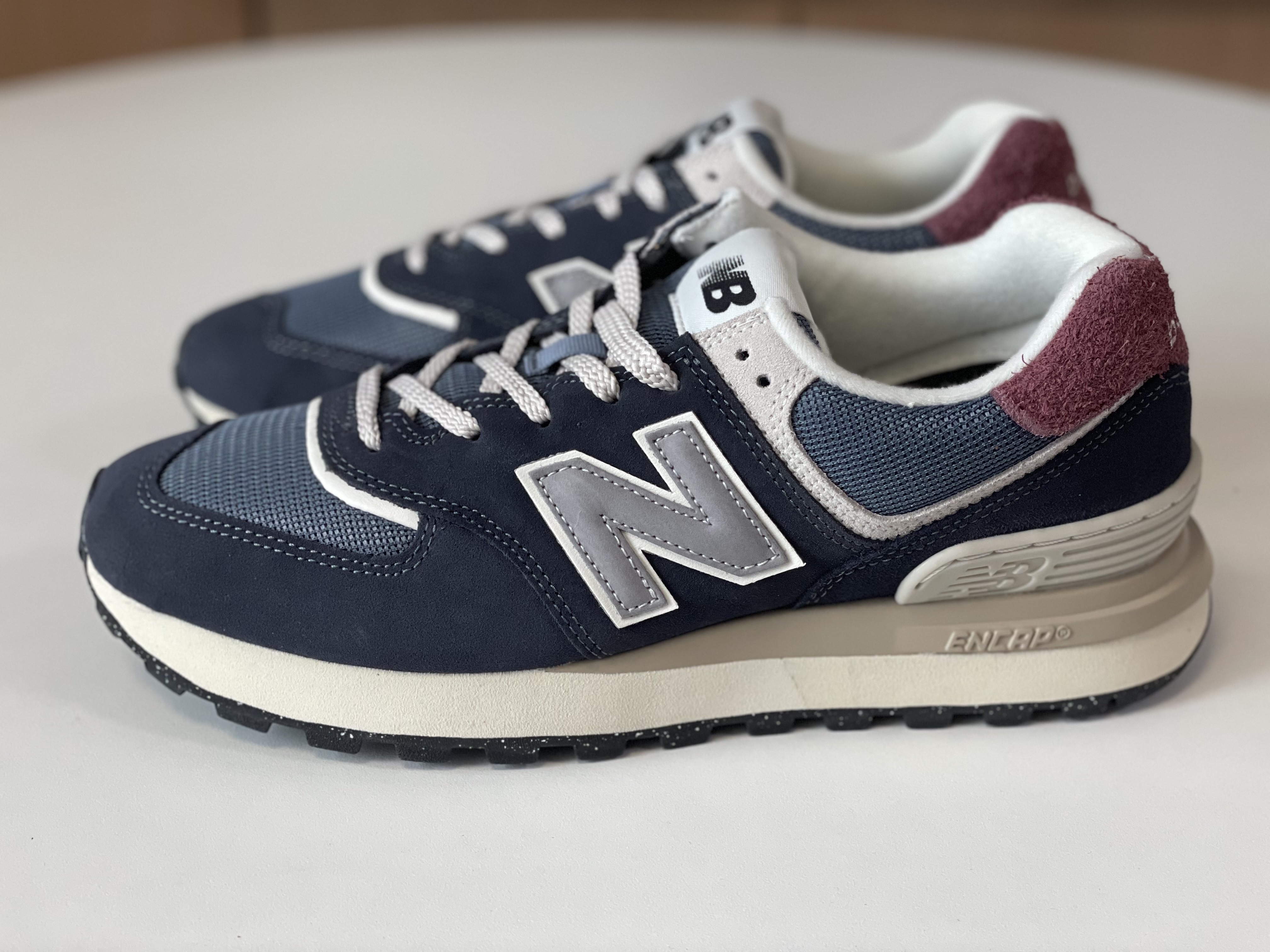 New Balance 574 Legacy Grey Navy, New Balance 574 Legacy Navy 착용 스타일 - 4