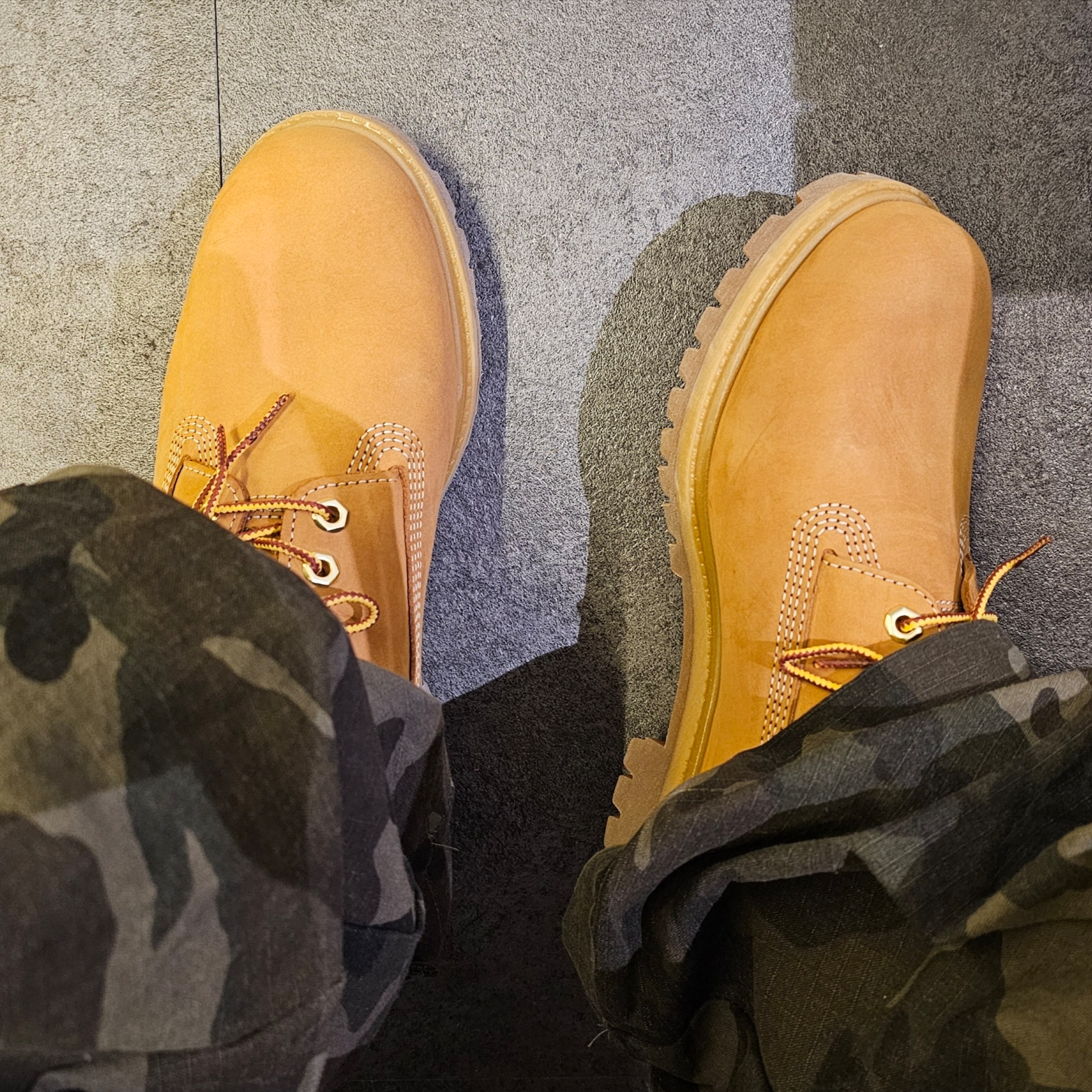 Timberland Premium 6 inch Waterproof Boot Wheat Nubuck - Wide 착용 스타일