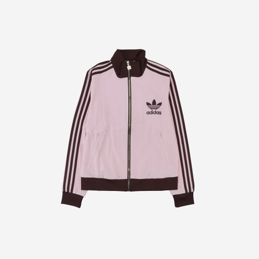 (W) Adidas Premium Originals Track Top Clear Pink Shadow Brown - KR Sizing