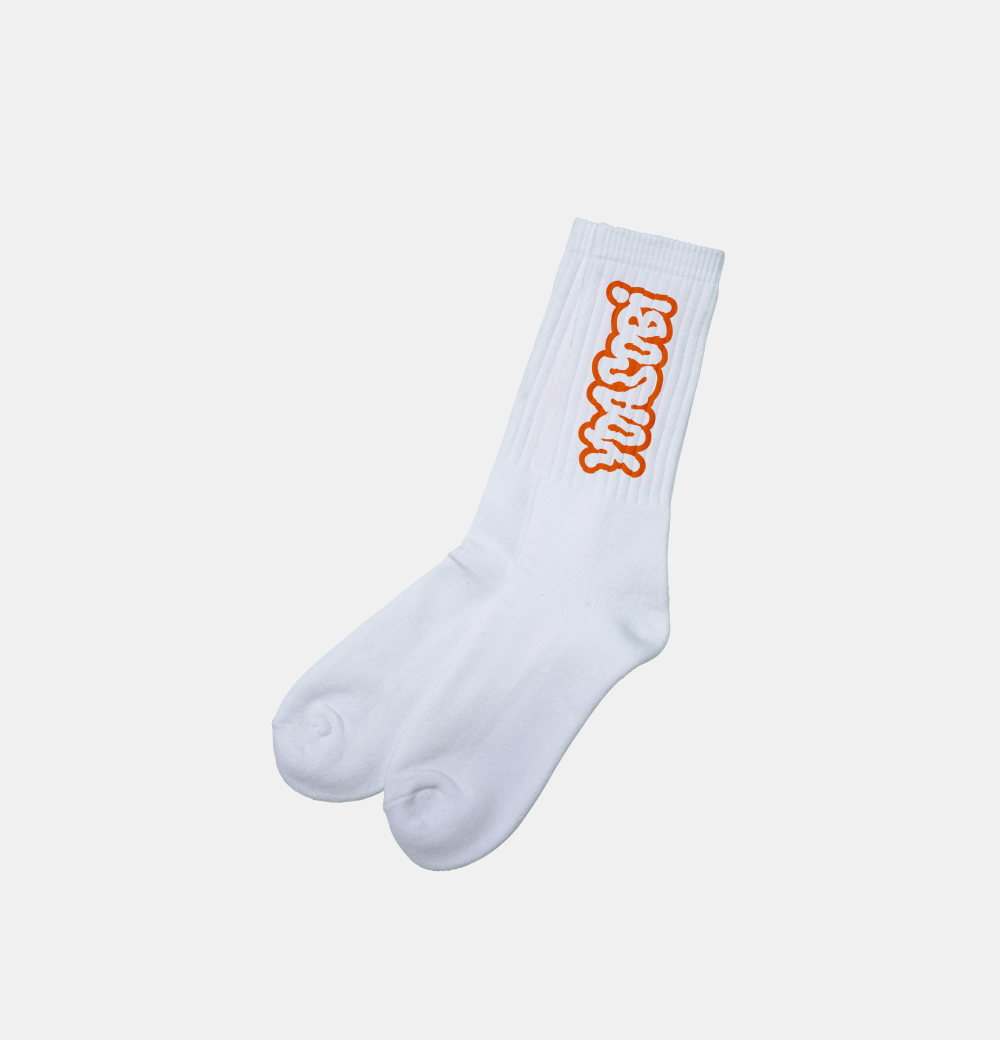 요아소비 로고 양말 화이트(Logo Socks White)