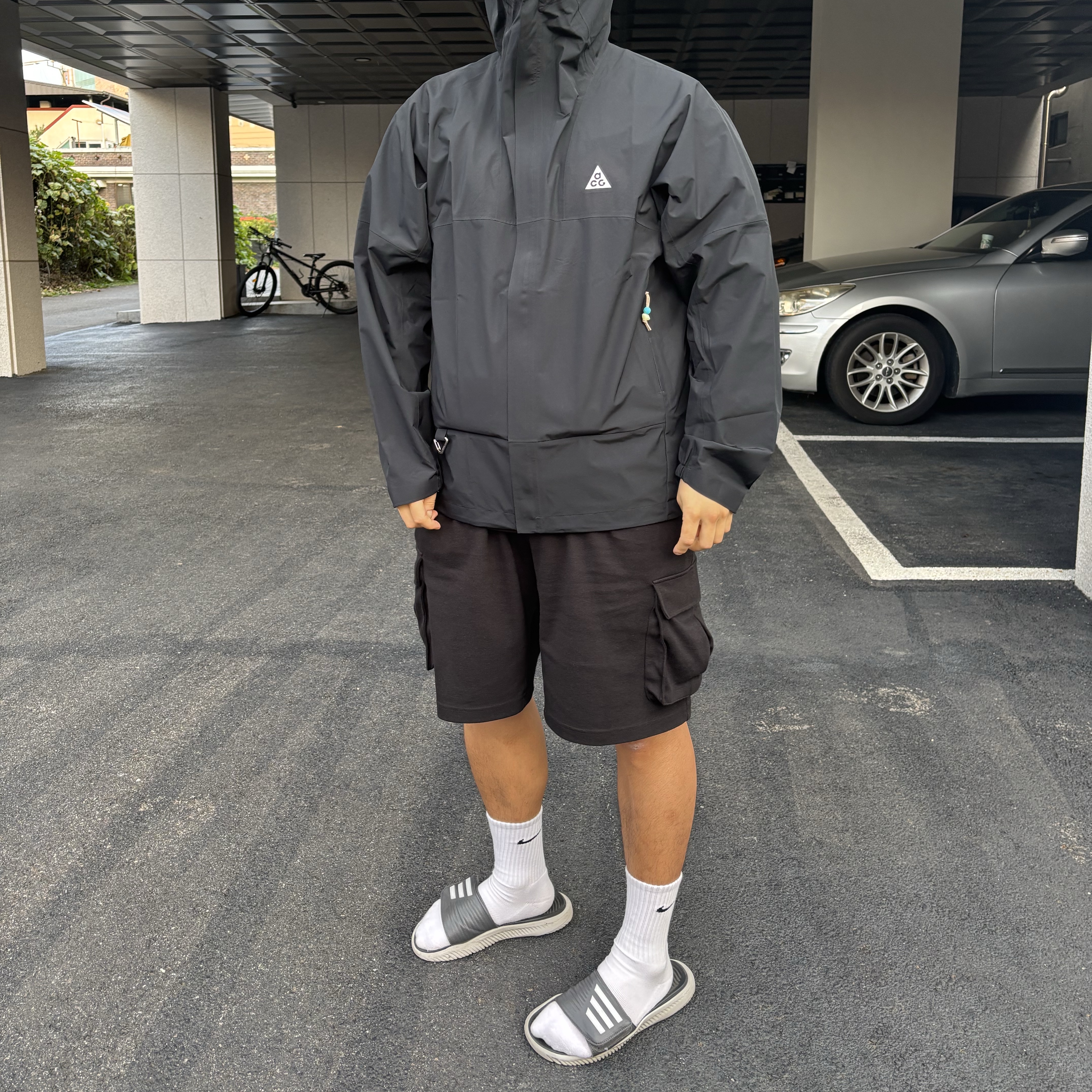 Nike ACG Storm-Fit ADV Cascade Rains Full Zip Jacket Black - Asia 착용 스타일 - 1