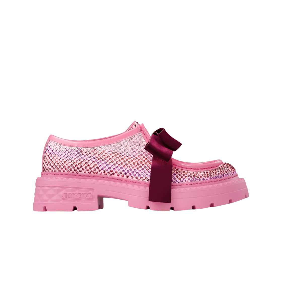 (W) 지미추 x 미소녀 전사 세일러문 슈퍼 세일러 문 말로 모카신 핑크((W) Jimmy Choo x Pretty Guardian Sailor Moon Super Sailor Moon Marlow Moccasin Pink) - 1