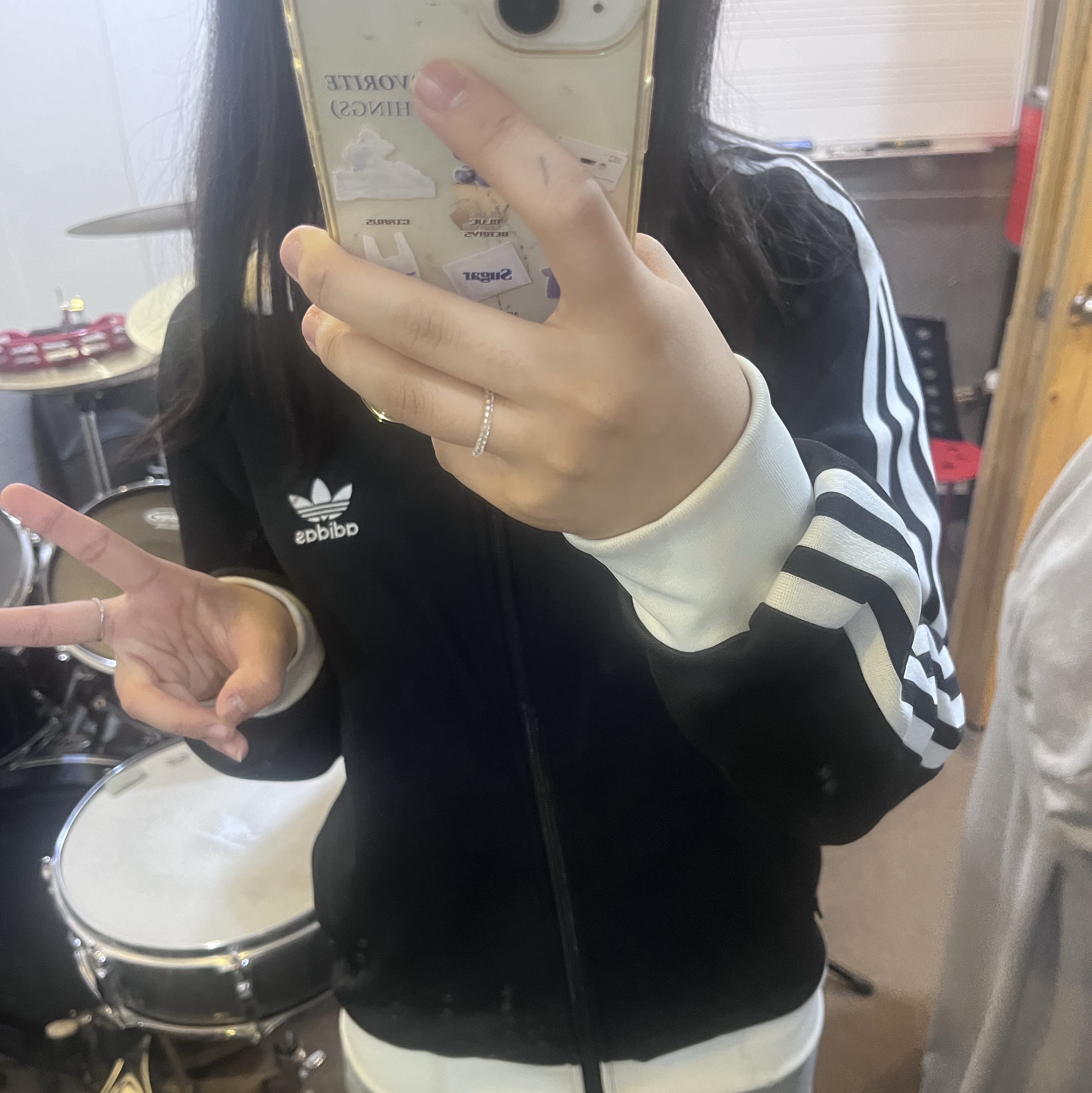 Adidas Adicolor Classics Beckenbauer Track Jacket Black - KR Sizing 착용 스타일 - 2