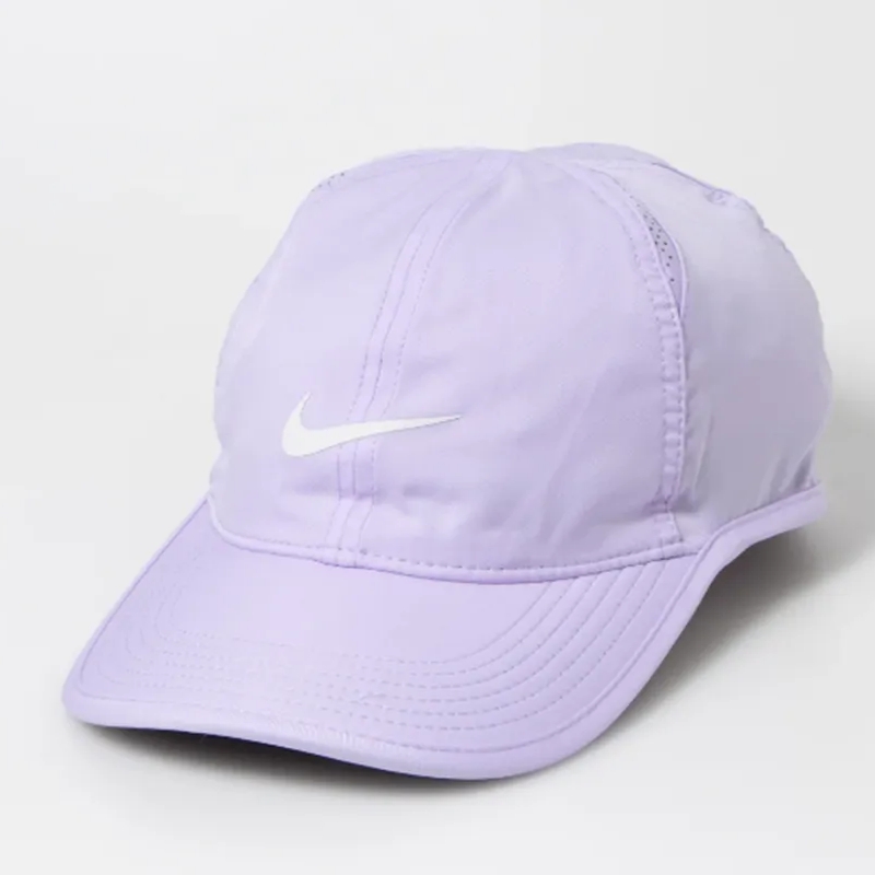 Nike Dri-Fit Club Unstructured Featherlight Cap Lilac Bloom White, Nike Dri-Fit ADV Fly Unstructured AeroBill AeroAdapt Cap Vapor Green 착용 스타일