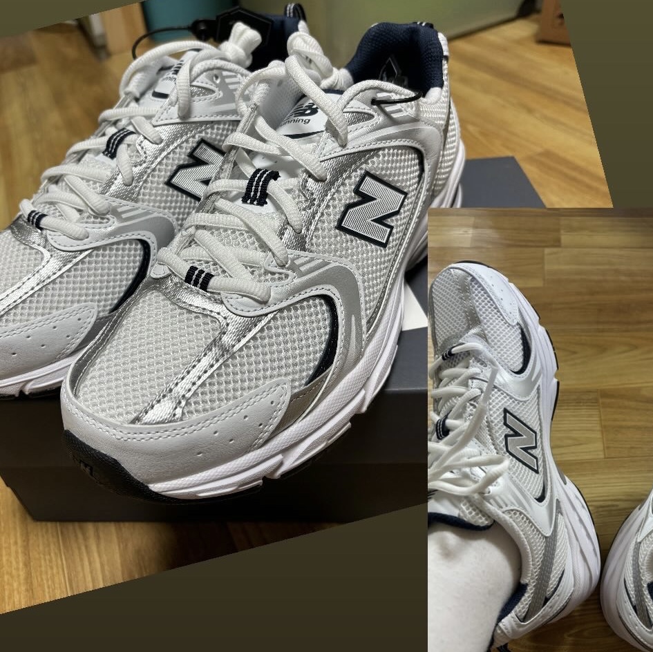 New Balance 530 White 착용 스타일