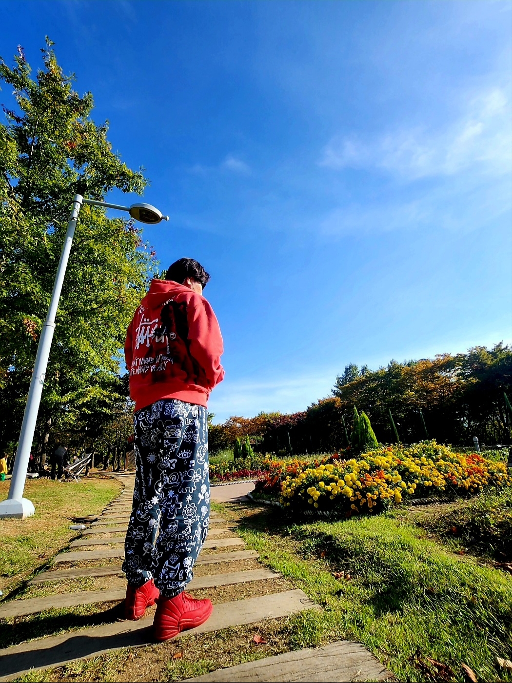 Stussy Ist Venus Zip Hoodie Pepper 착용 스타일