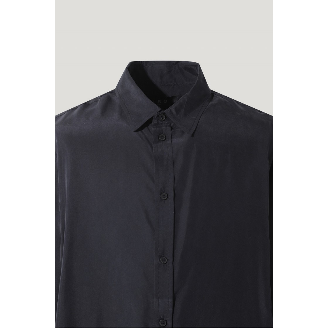 이로 크라비츠 베이직 실크 셔츠 네이비(Iro Kravitz Basic Silk Shirt Navy) - 4