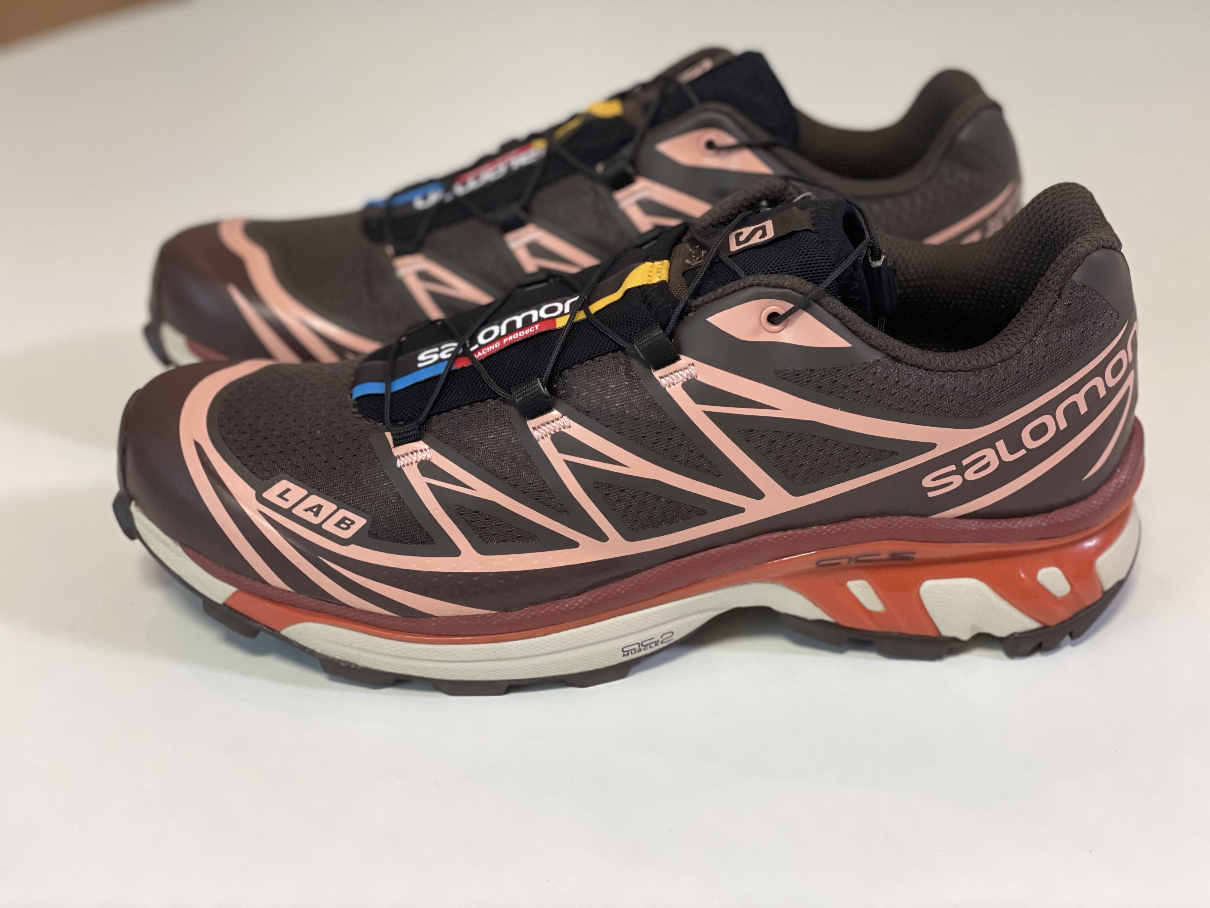 Salomon XT-6 Delicioso Chocolate Fondant, Salomon XT-6 ADV Black 착용 스타일 - 5