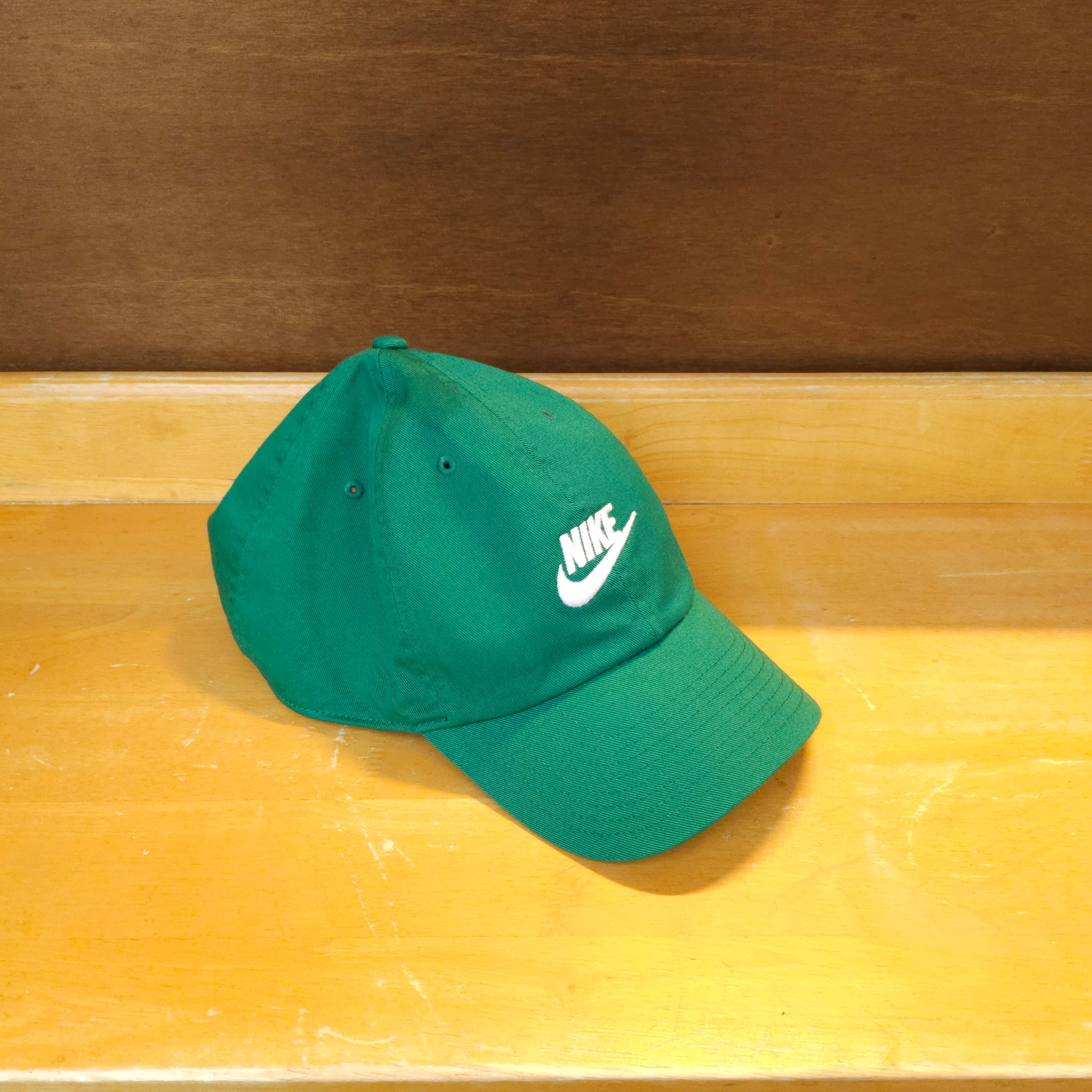 Nike Club Unstructured Futura Washed Cap Malachite 착용 스타일 - 1