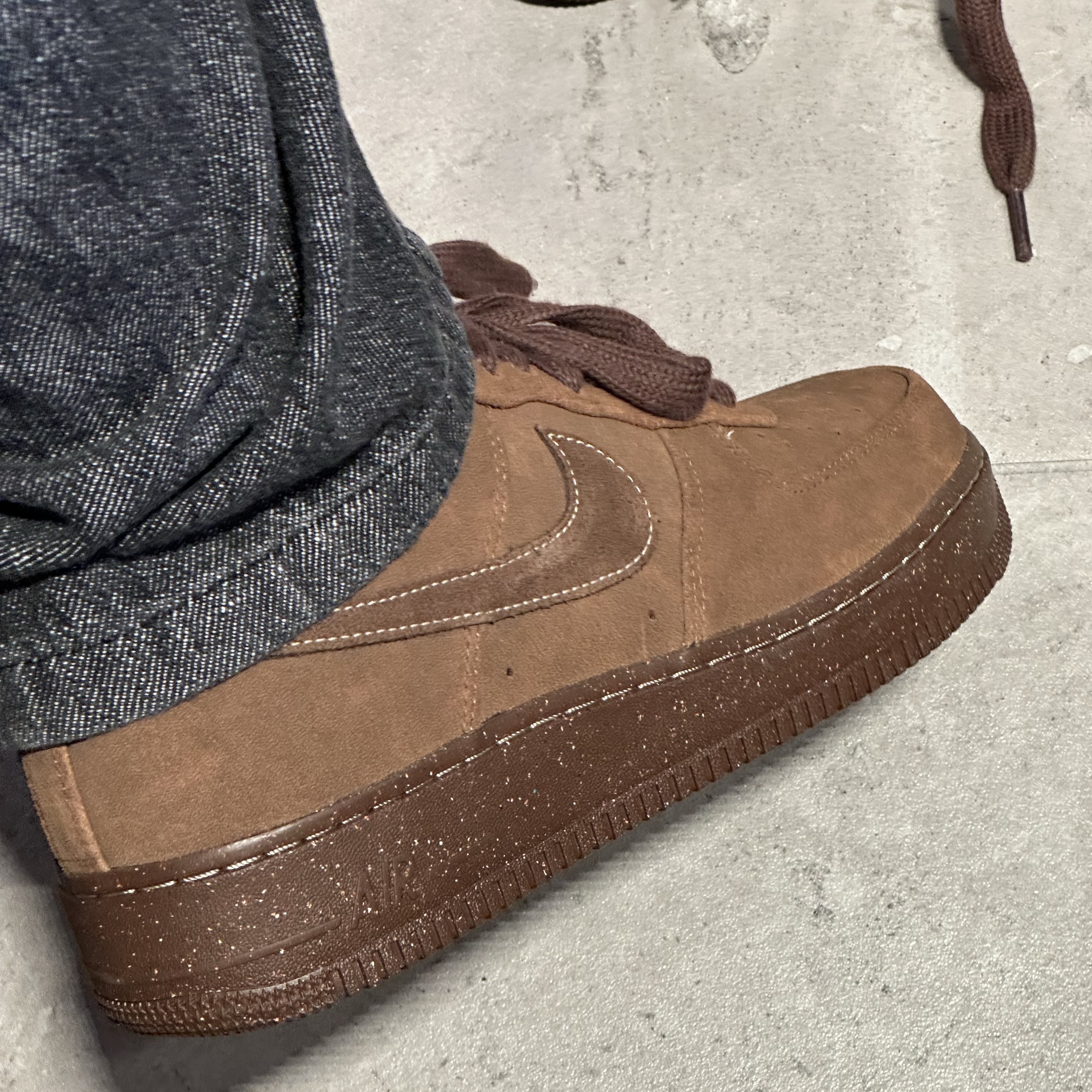 (W) Nike Air Force 1 '07 Cacao Wow 착용 스타일 - 4