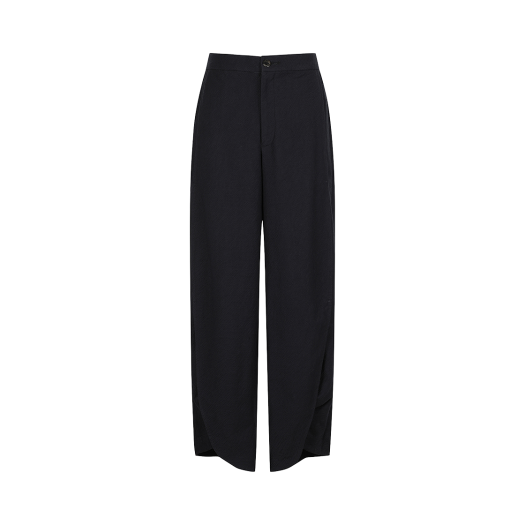 KM4DPALCS09IN [KREAM 단독] Chiahung Su Dyed Flares Trouser Dark Indigo - 24FW