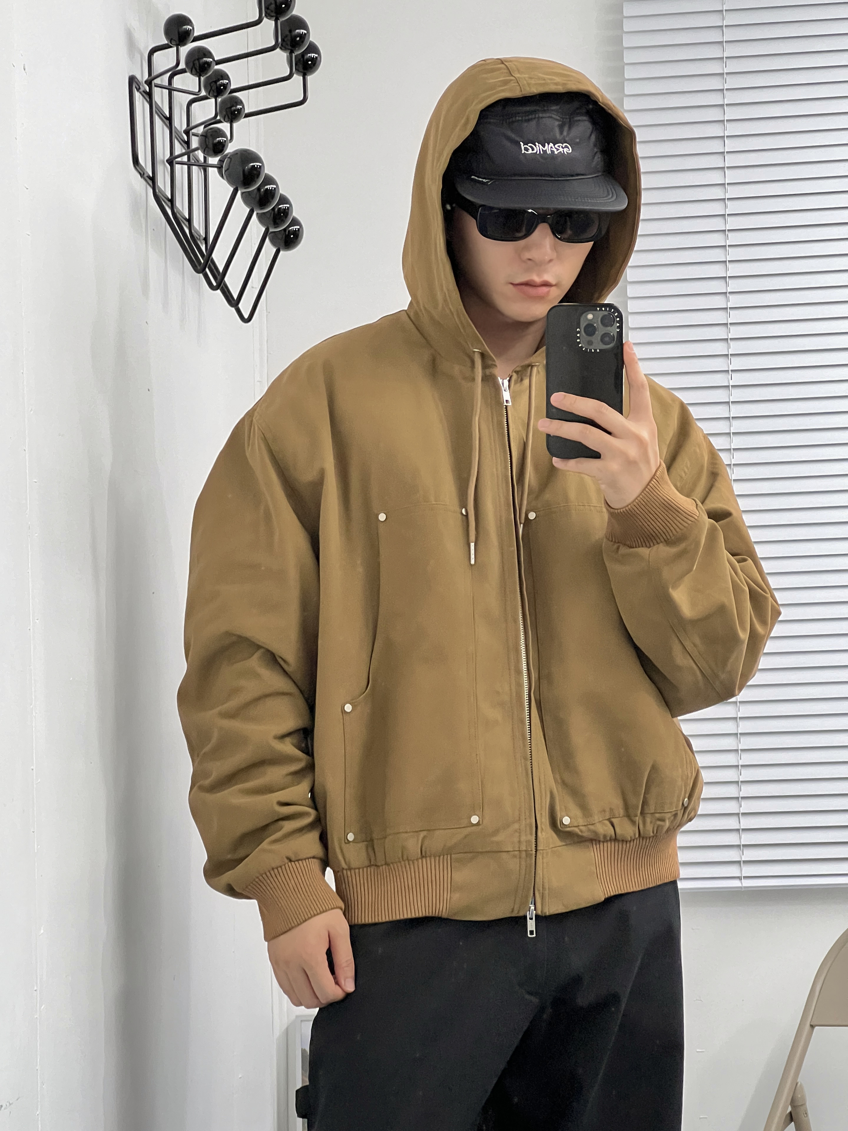 (W) Nike Air Force 1 '07 Cacao Wow 착용 스타일 - 2