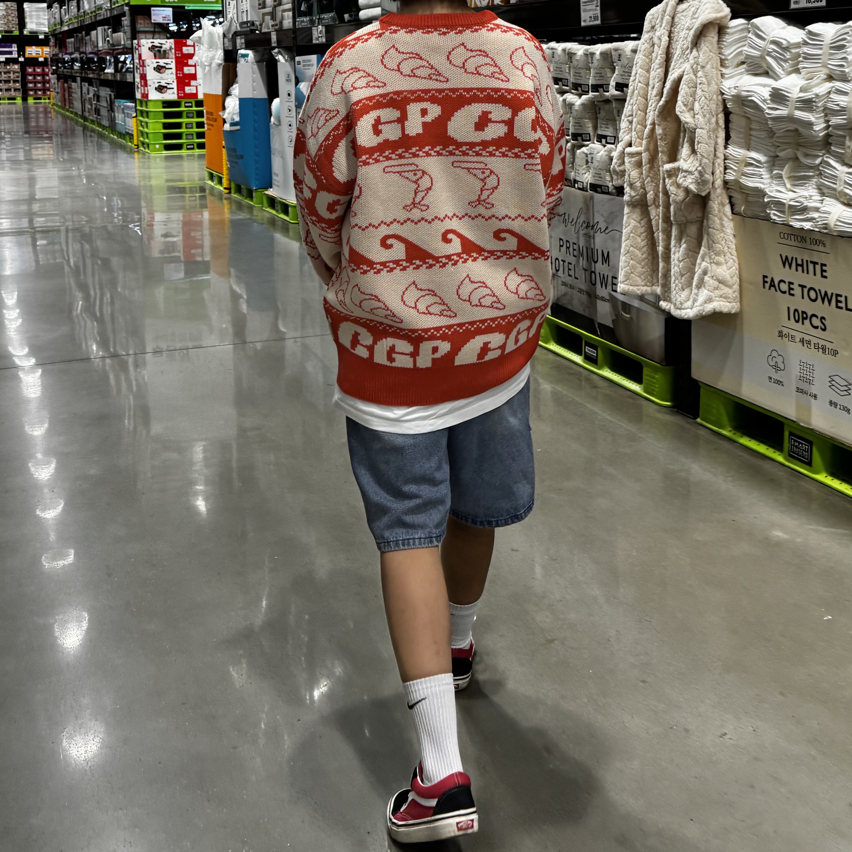 Vans Old Skool 36 DX Anaheim Factory Red Black 착용 스타일