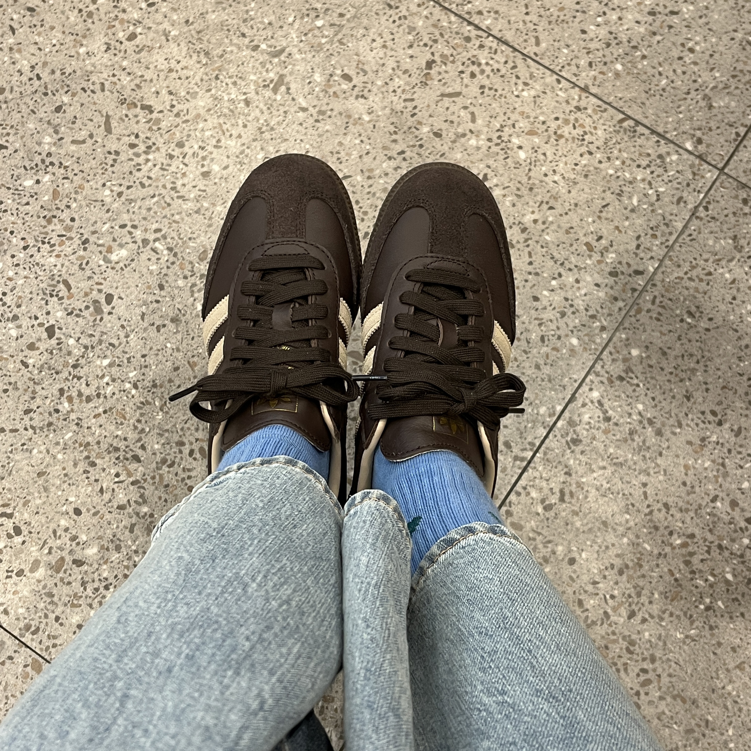 Adidas Samba OG Dark Brown Clay Brown 착용 스타일
