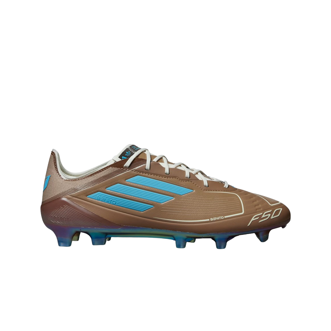 아디다스 x 배드 버니 메시 F50 엘리트 FG 카드보드 크림 화이트(Adidas x Bad Bunny Messi F50 Elite FG Cardboard Cream White)