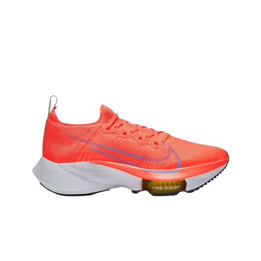 (W) Nike Air Zoom Tempo Next% Flyknit Bright Mango White