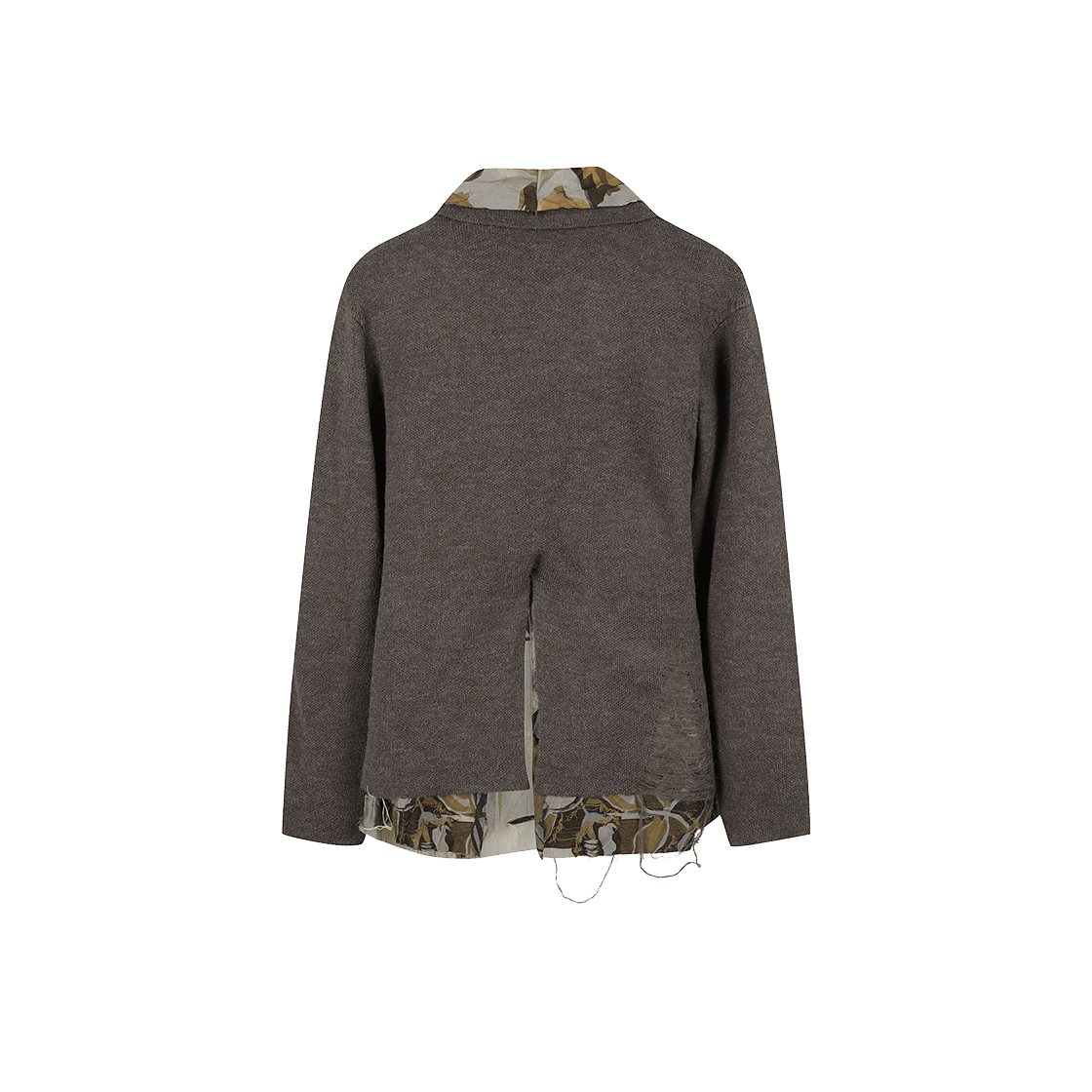 KM4DKNCCS06DG [KREAM 단독] Chiahung Su Layering Raw Edge Knitted Blazer Weathered Grey - 24FW - #2