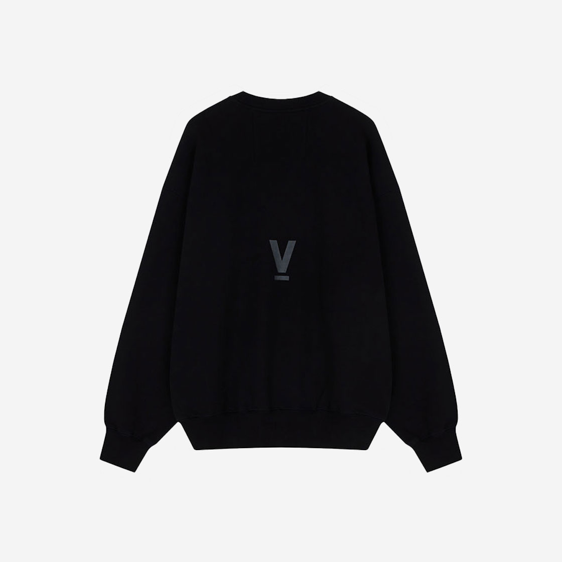 비자비 로고 스웨트셔츠 블랙(VIS A VIS Logo Sweatshirt Black) - 2