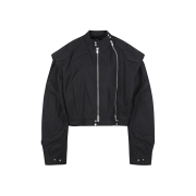 Heliot Emil Women Molded Biker Jacket Black - 24FW