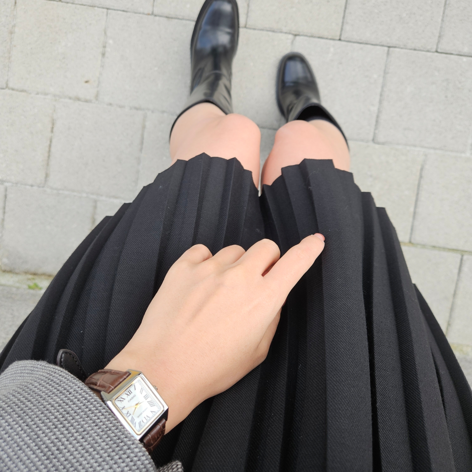 Casio LTP-V007L-7B2 착용 스타일 - 1