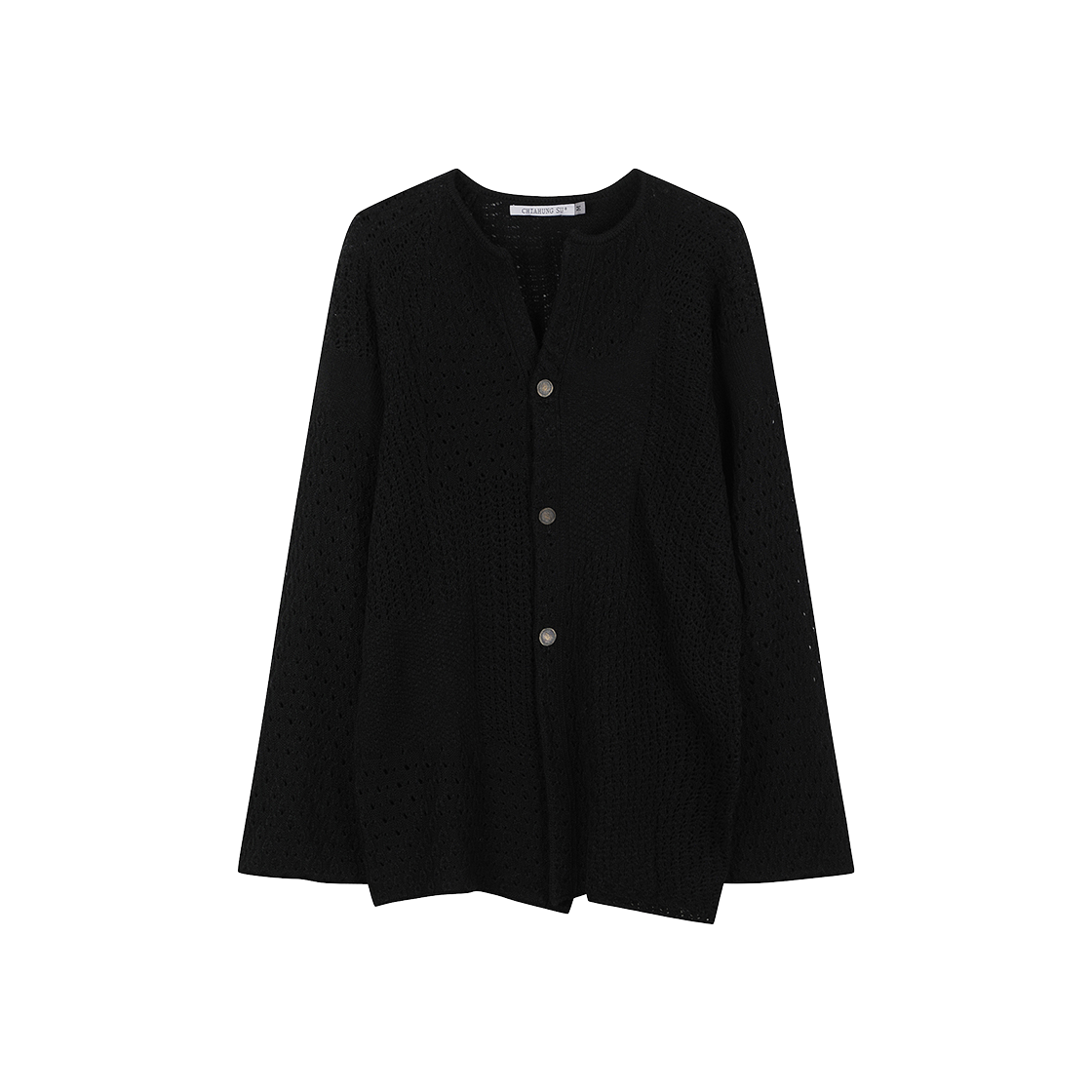 KM4DKNCCS05BK [KREAM 단독] Chiahung Su Hand Made Patch Work Knitted Jacket Black - 24FW