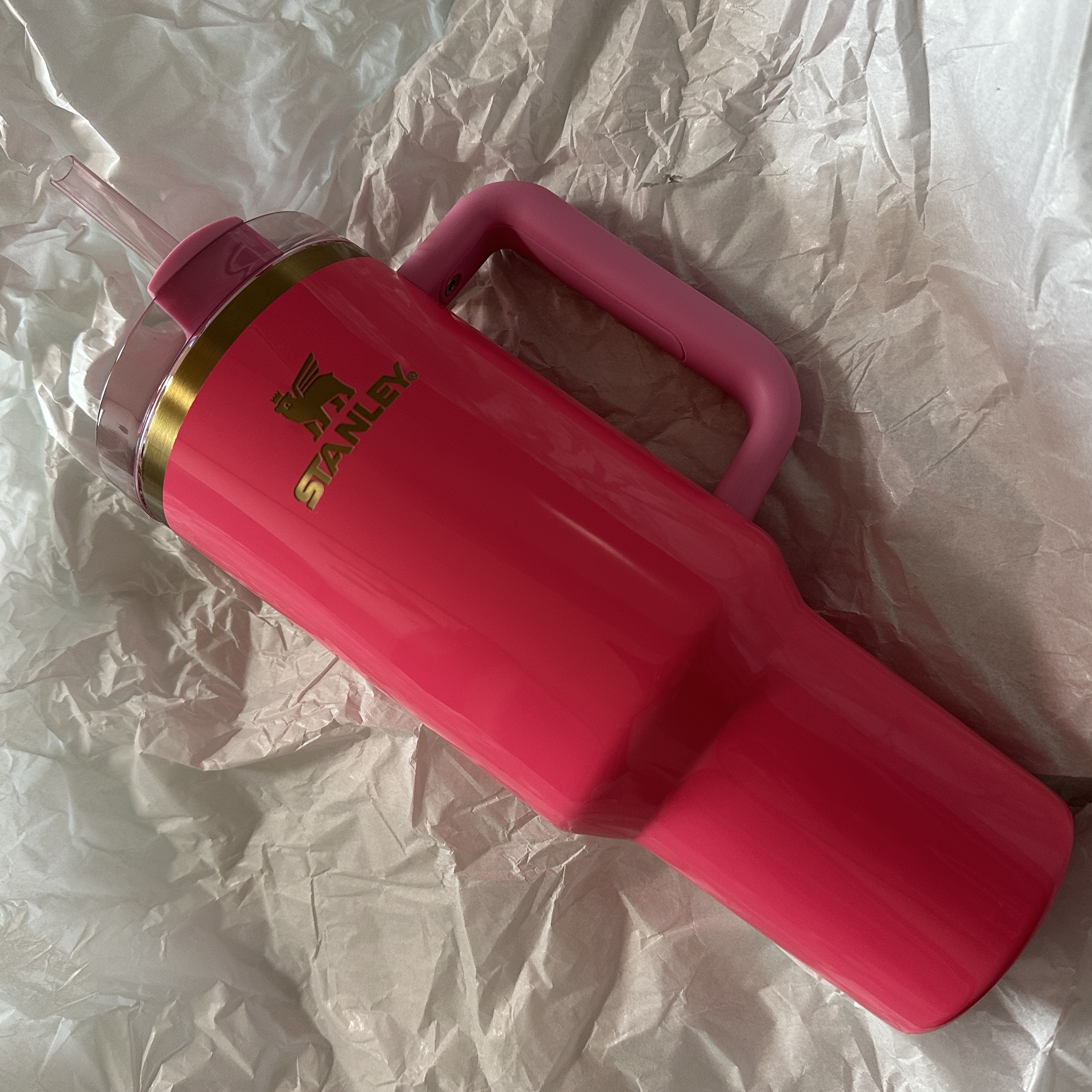 Stanley The Quencher H2.0 FlowState Tumbler 1.18L Pink Parade 착용 스타일