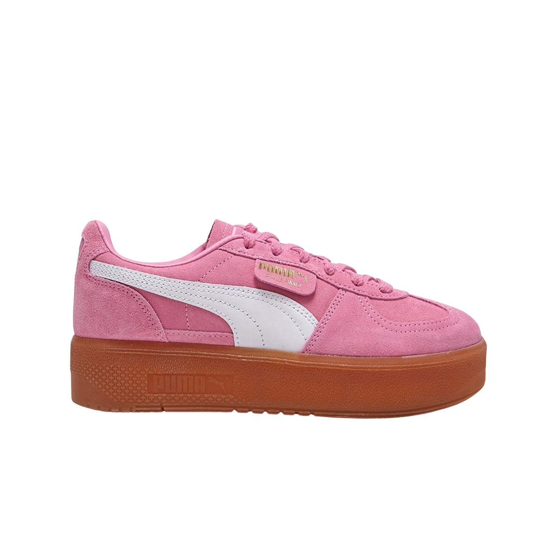 (W) 푸마 팔레르모 엘레바타 핑크 딜라이트 검((W) Puma Palermo Elevata Pink Delight Gum)