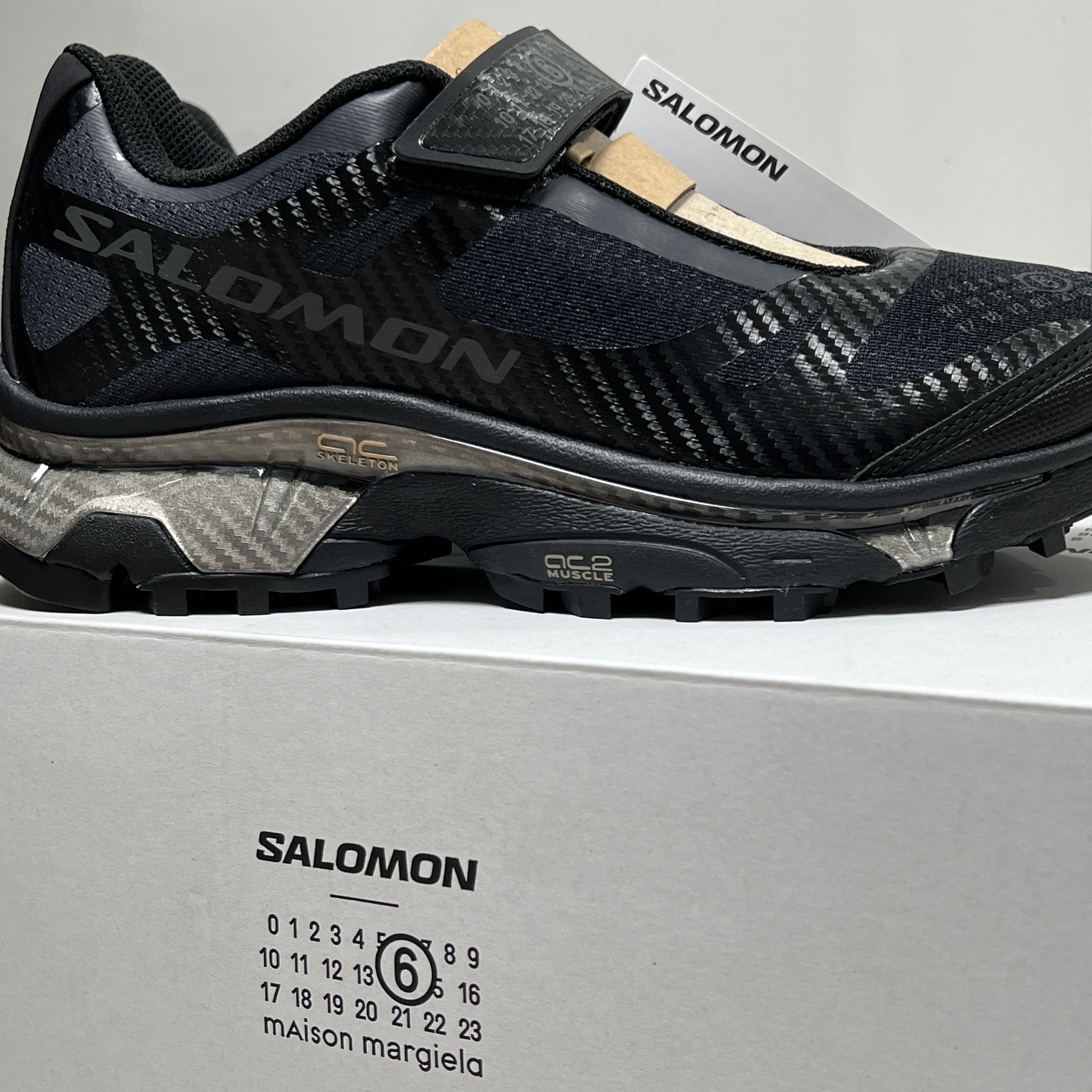 Salomon x MM6 Maison Margiela XT-Marie Jeanne Black Soft Clay 착용 스타일