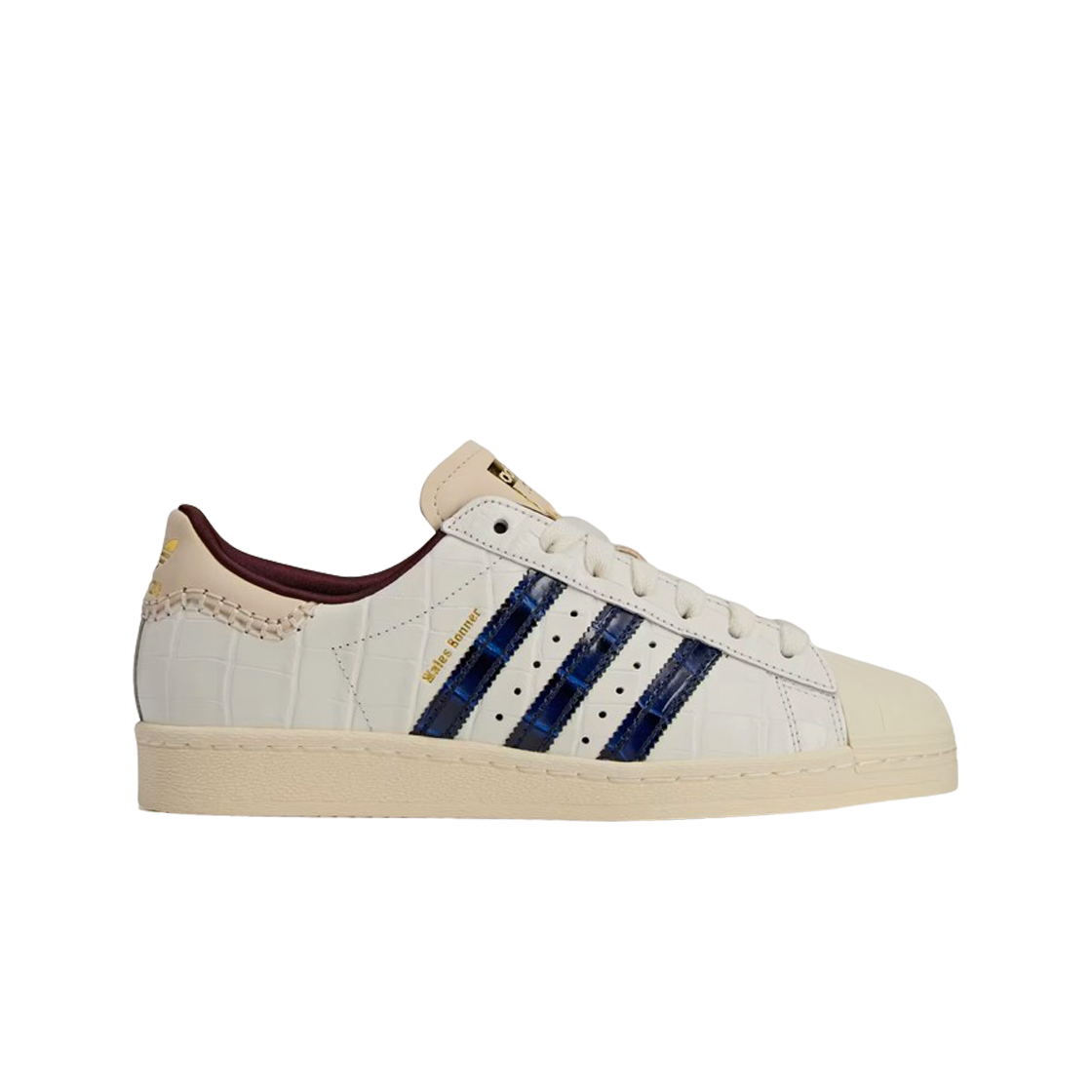 아디다스 x 웨일스 보너 슈퍼스타 원더 화이트 컬리지에이트 네이비(Adidas x Wales Bonner Superstar Wonder White Collegiate Navy)