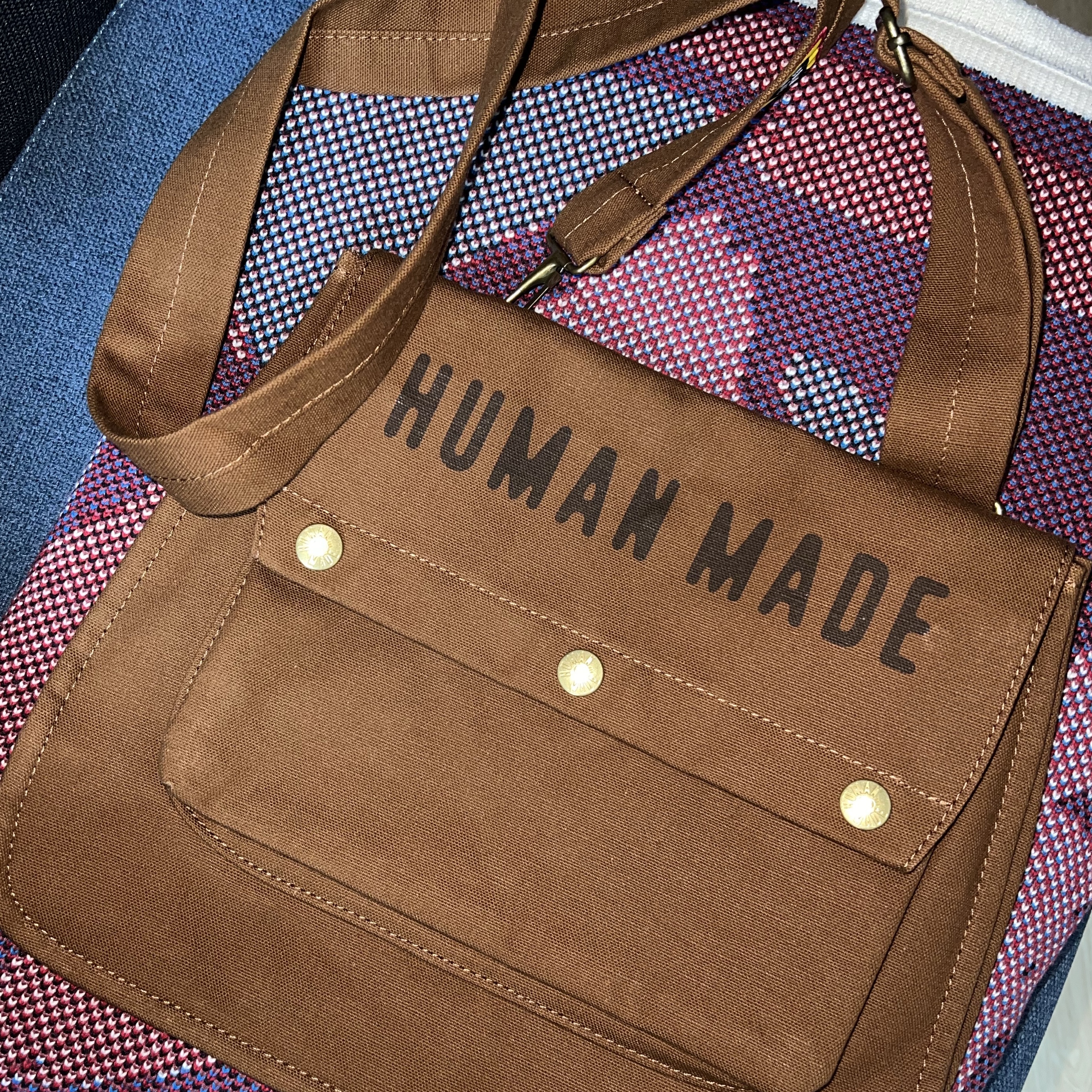 24AW HUMAN MADE ヒューマンメイド GAME BAG BROWN 휴먼 메이드 게임
