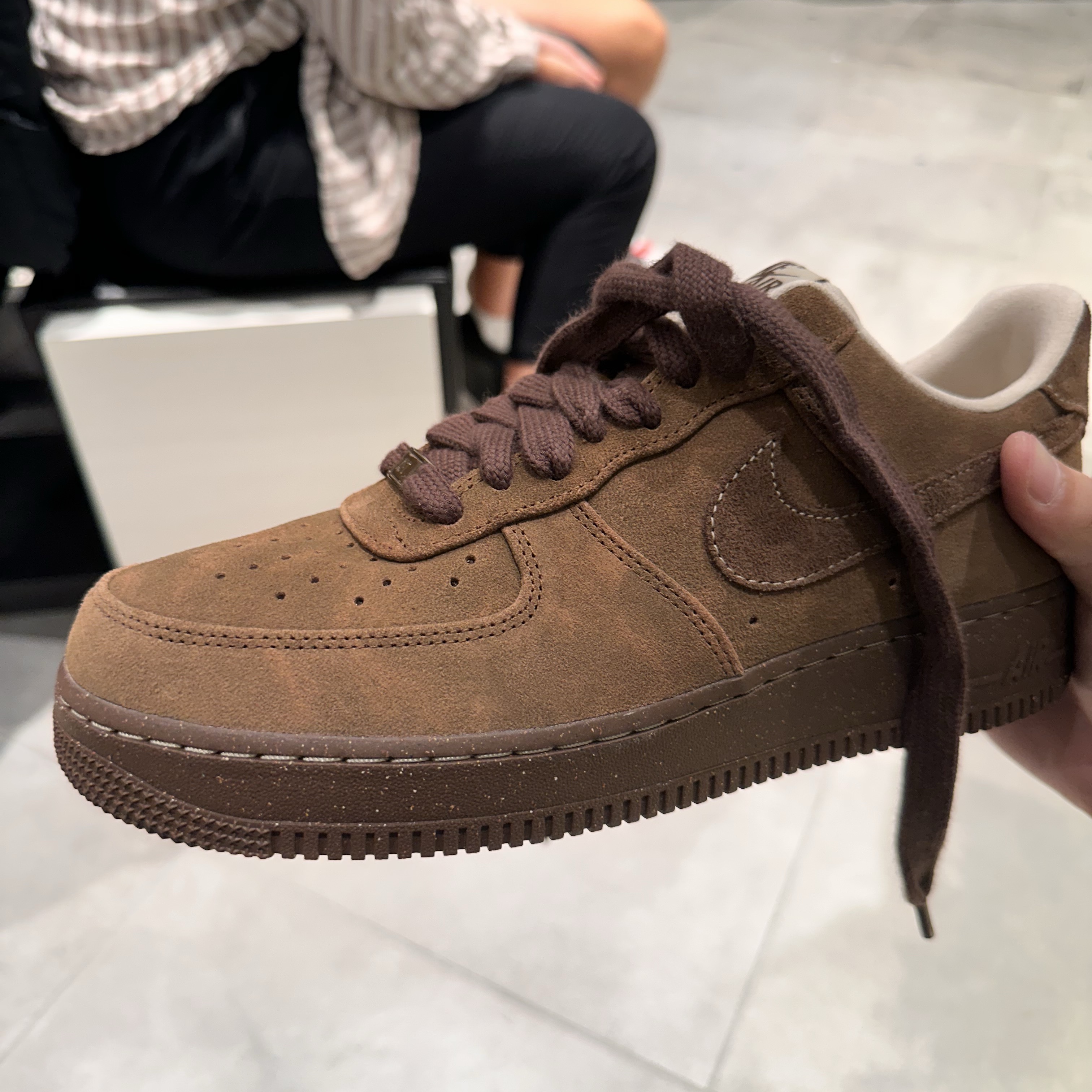 (W) Nike Air Force 1 '07 Cacao Wow 착용 스타일 - 3