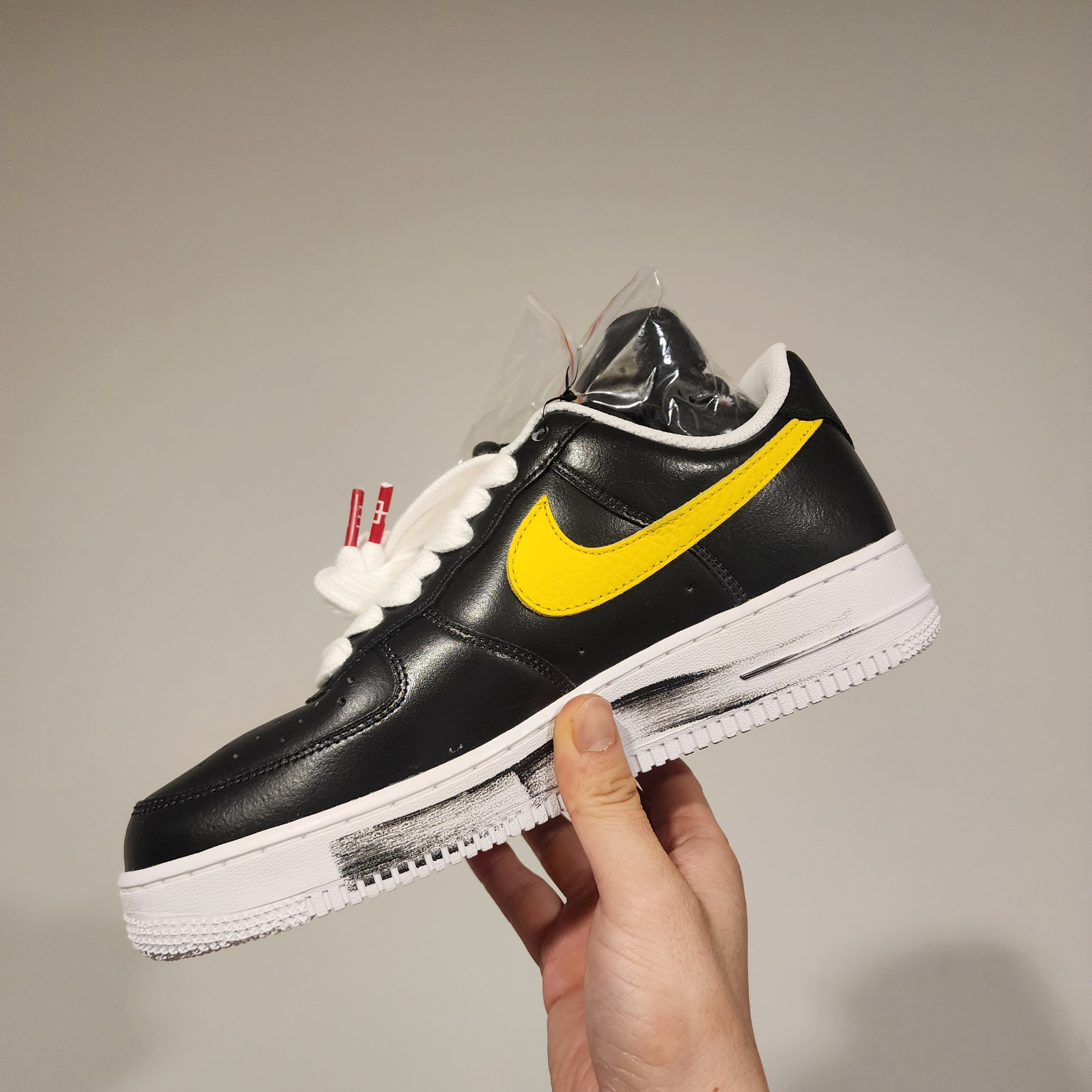 Nike x Peaceminusone Air Force 1 Low Para-Noise 3.0 Black and Multicolor 착용 스타일 - 2