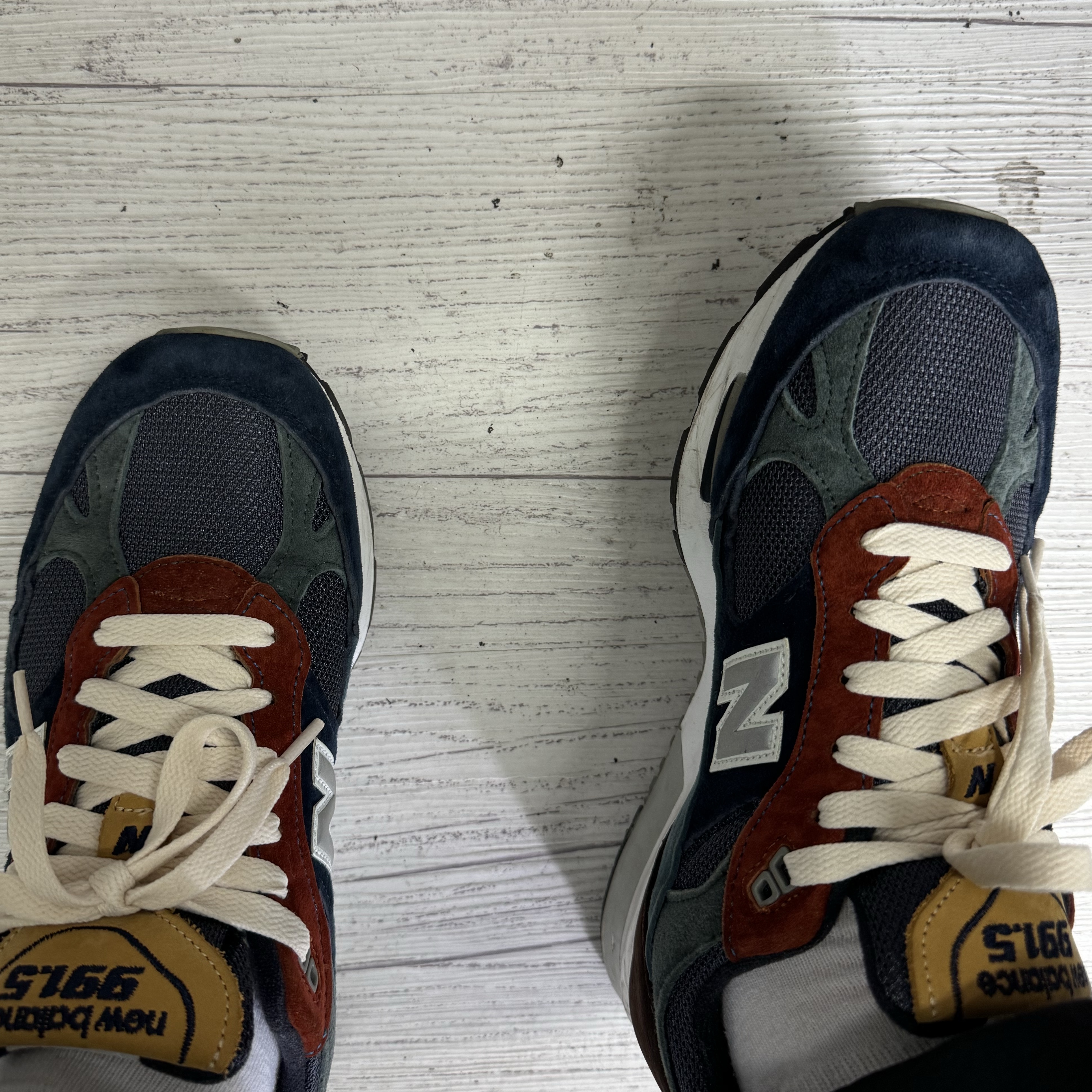 New Balance 991.5 Made in UK Yard Pack 착용 스타일
