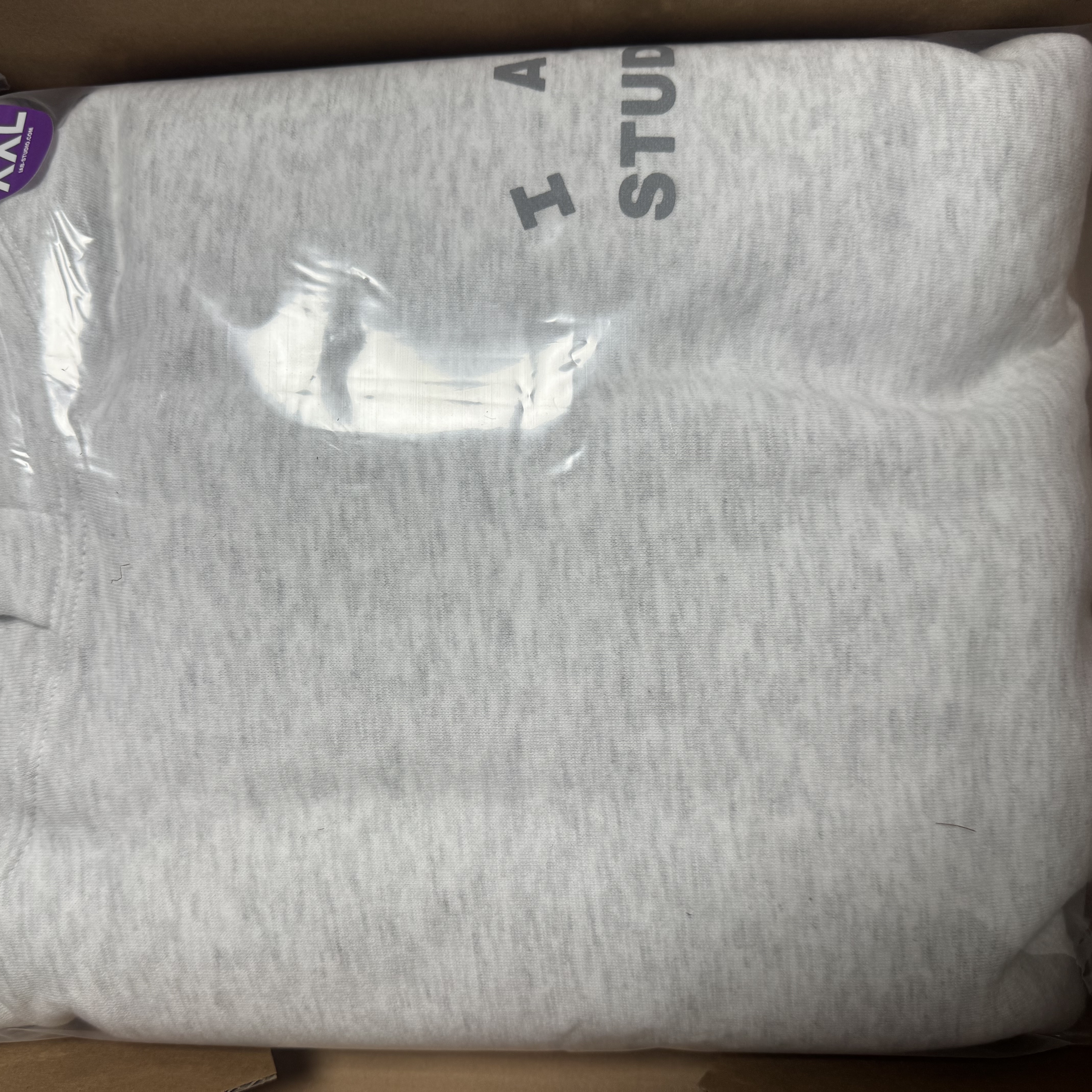 IAB Studio Hoodie Light Gray 착용 스타일