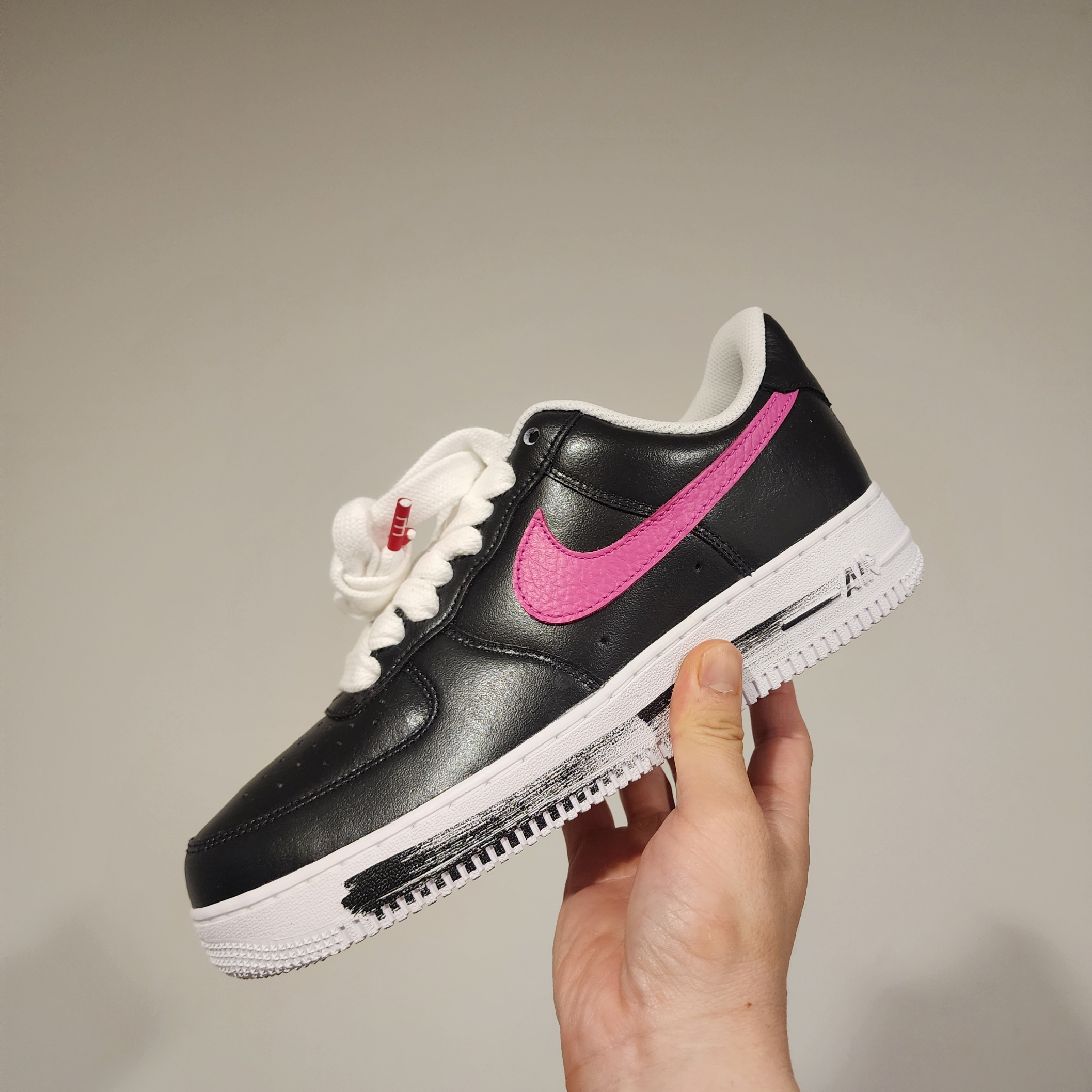 Nike x Peaceminusone Air Force 1 Low Para-Noise 3.0 Black and Multicolor 착용 스타일 - 4