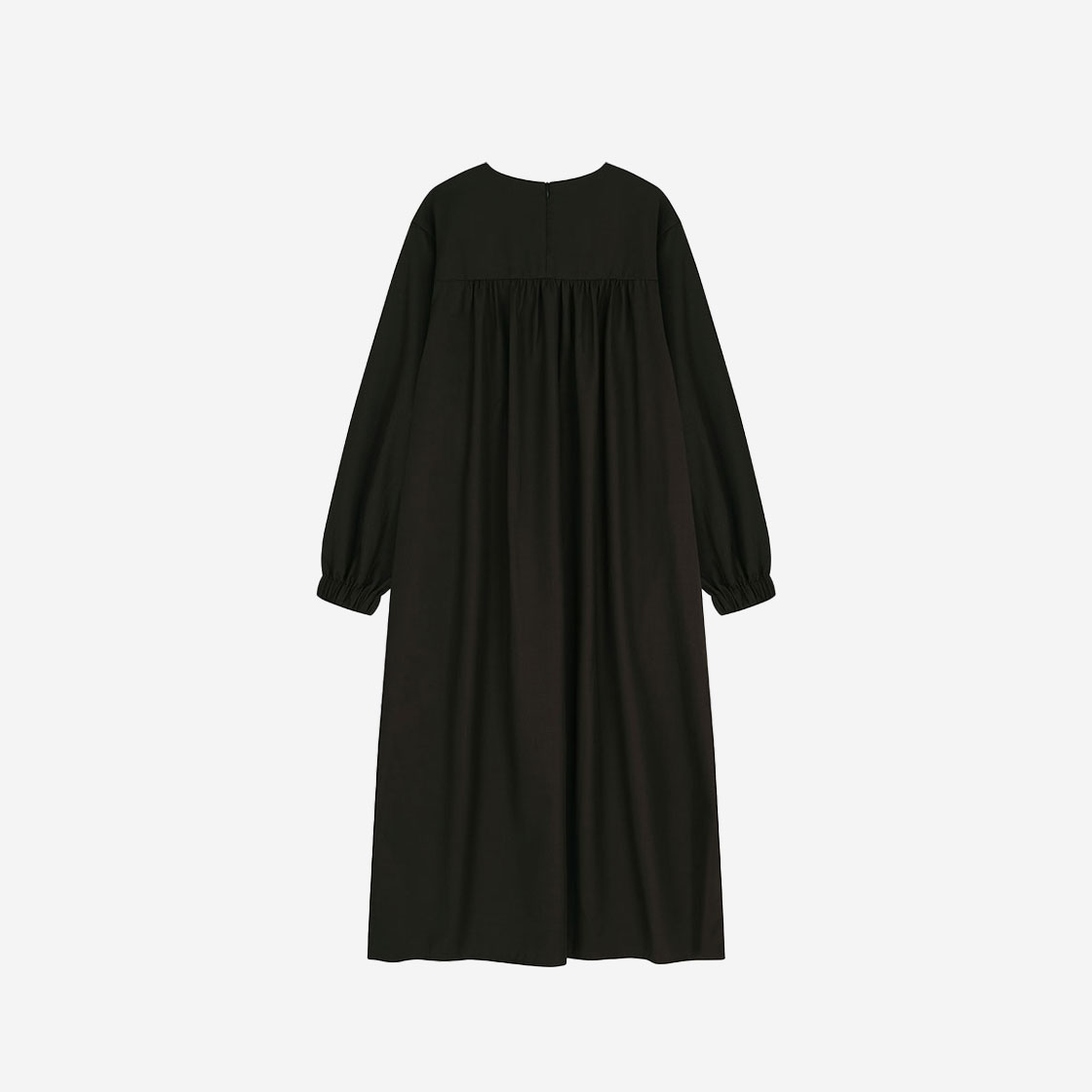 비자비 뒷 주름 드레스 카키(VIS A VIS Gathered Back Dress Khaki) - 2