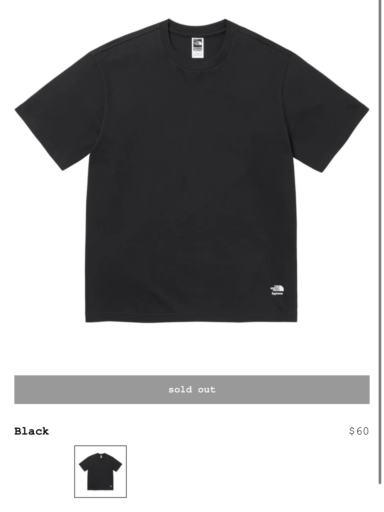Supreme x The North Face S/S Top Black - 24FW 착용 스타일 - 2