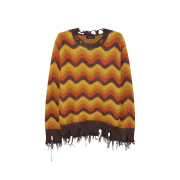 Lamrof Wave Mohair Knit Brown - 24FW