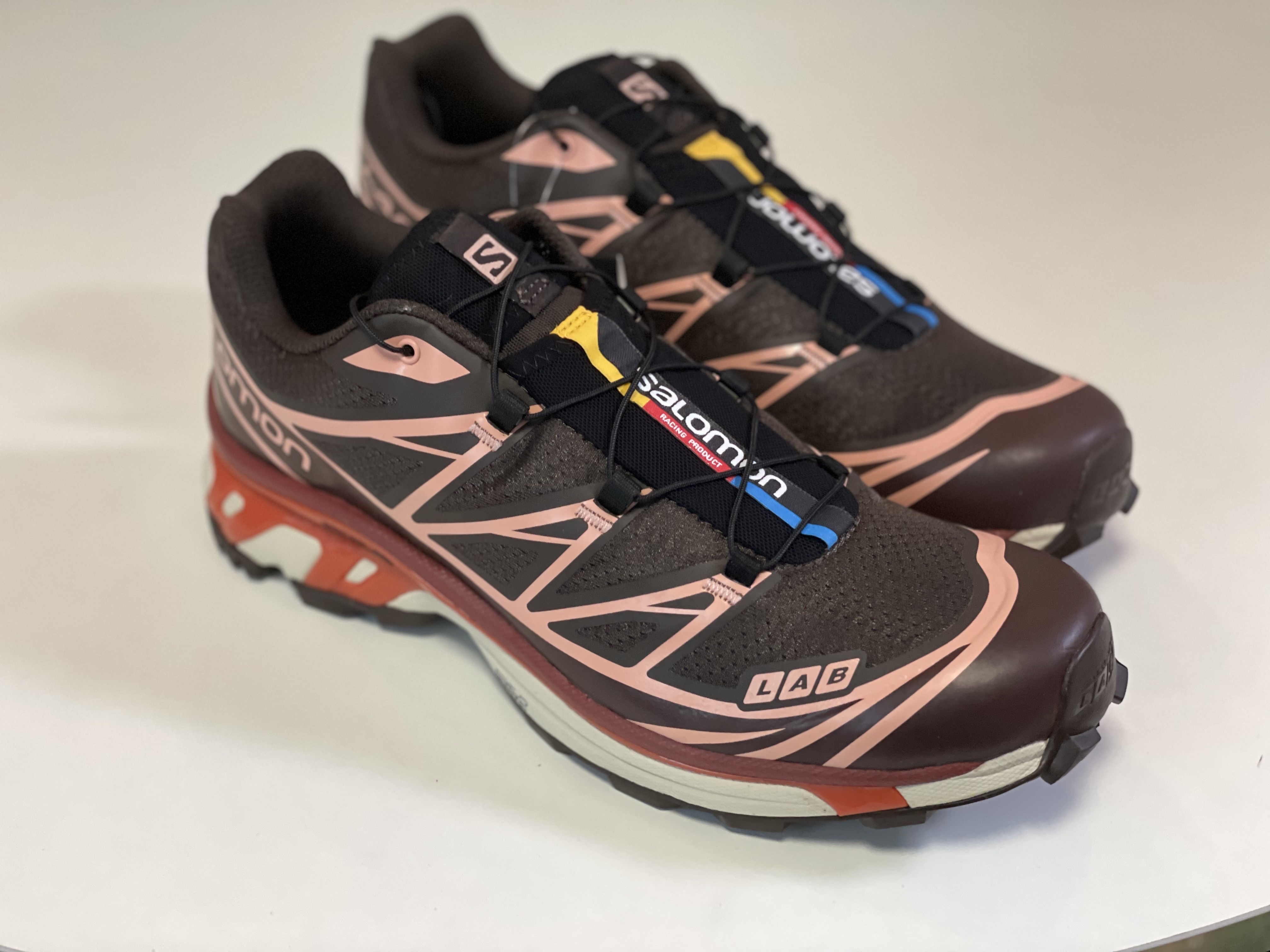 Salomon XT-6 Delicioso Chocolate Fondant, Salomon XT-6 ADV Black 착용 스타일 - 3