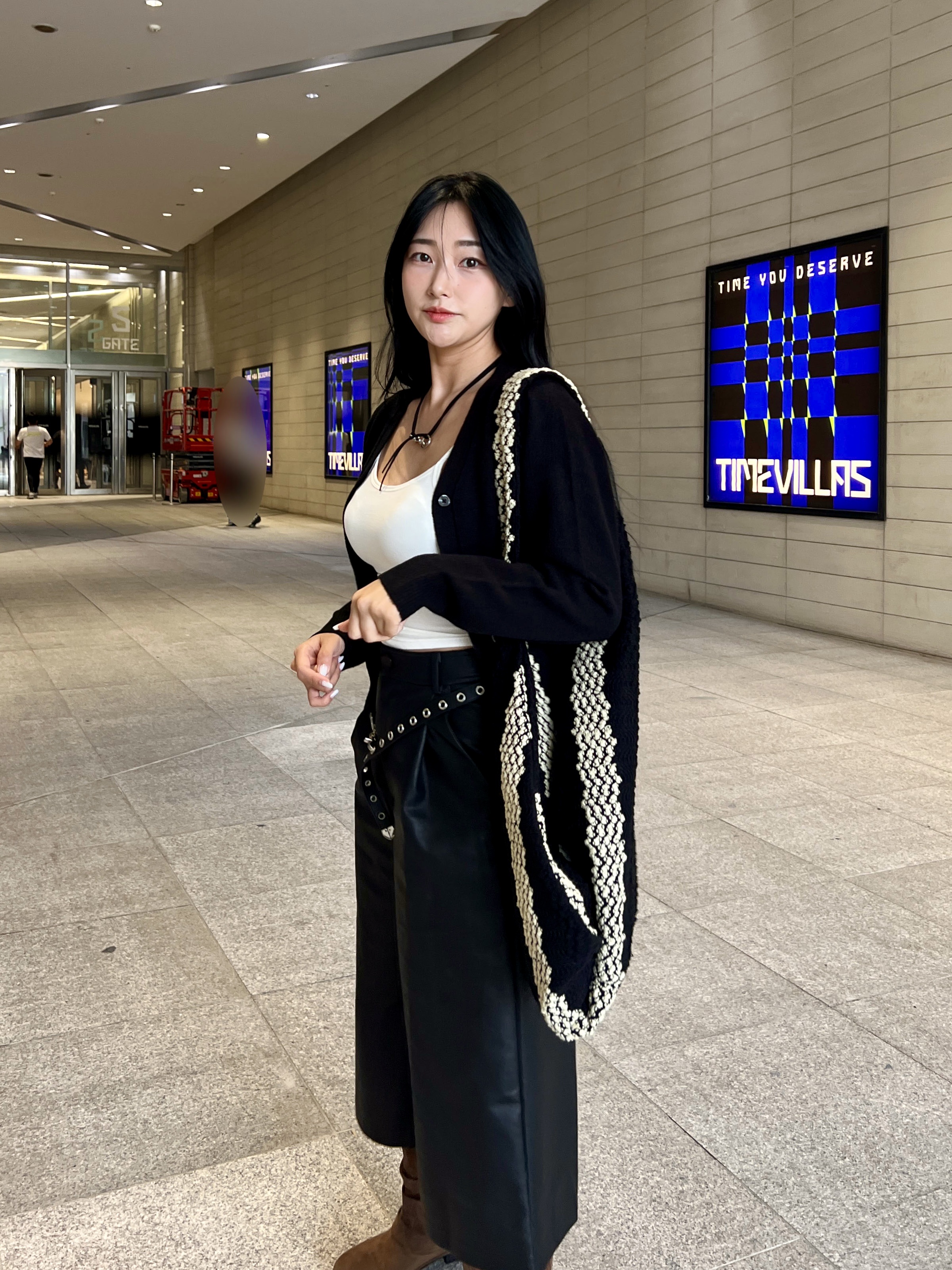 Fillintheblank Battery Sack Bag L Bk-Iv 착용 스타일 - 2