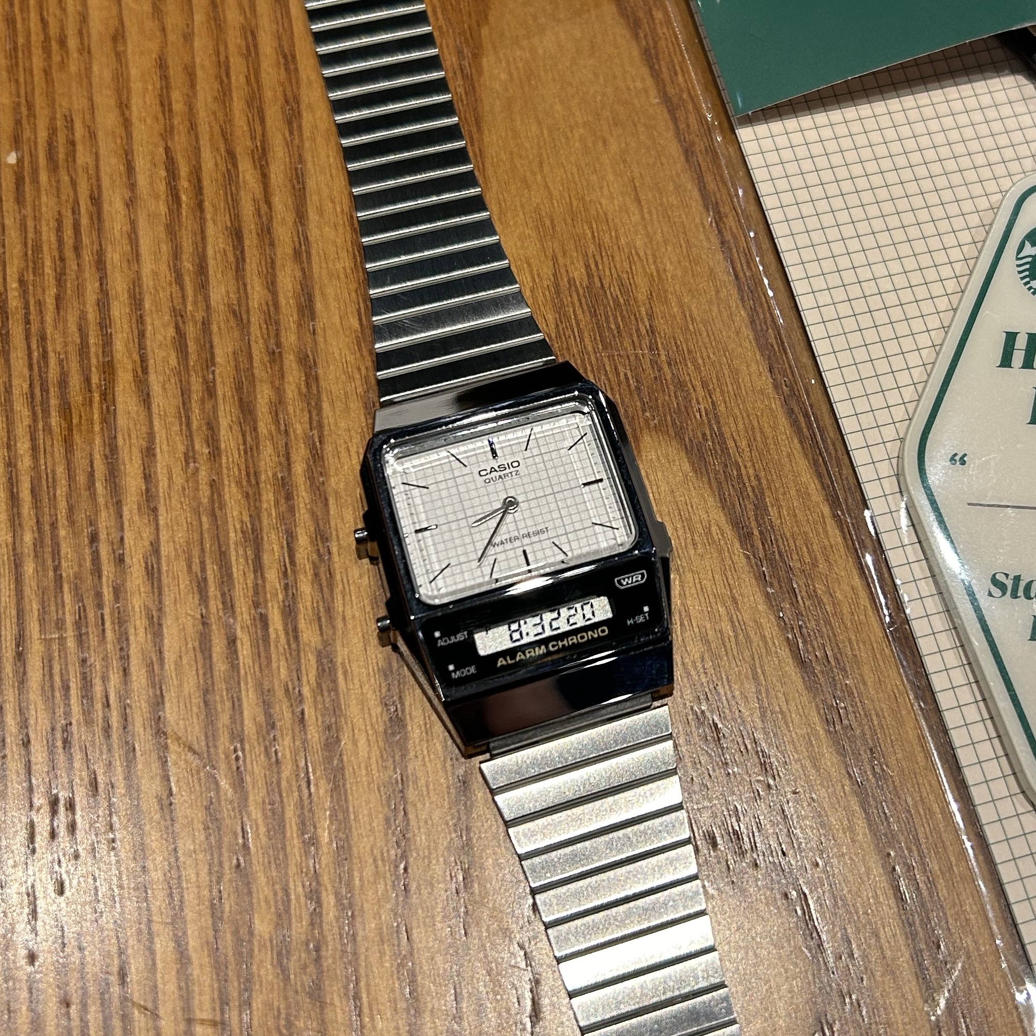 Casio AQ-800E-7ADF 착용 스타일