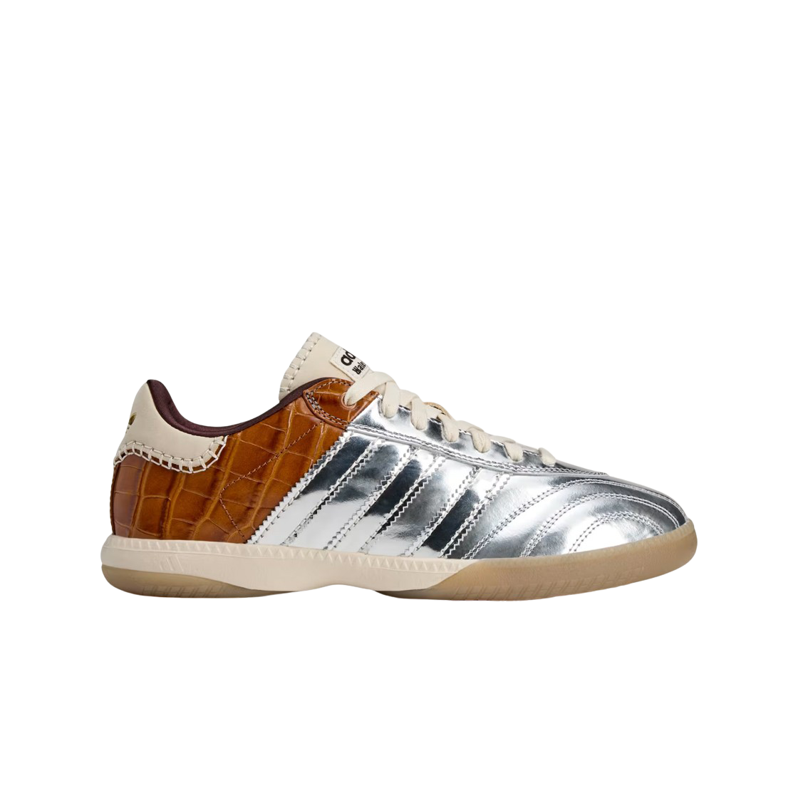아디다스 x 웨일스 보너 삼바 MN 브라운 실버 메탈릭(Adidas x Wales Bonner Samba MN Brown Silver Metallic)