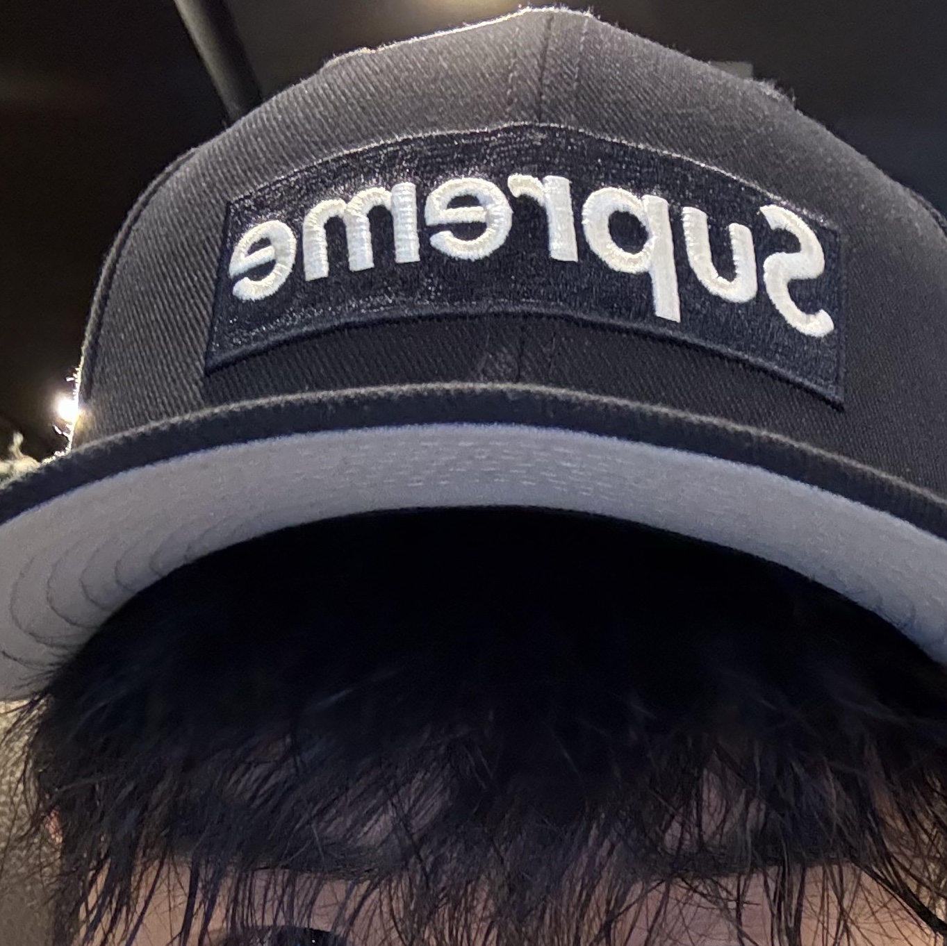 Supreme x MLB Teams Box Logo New Era Navy New York - 24SS 착용 스타일 - 2