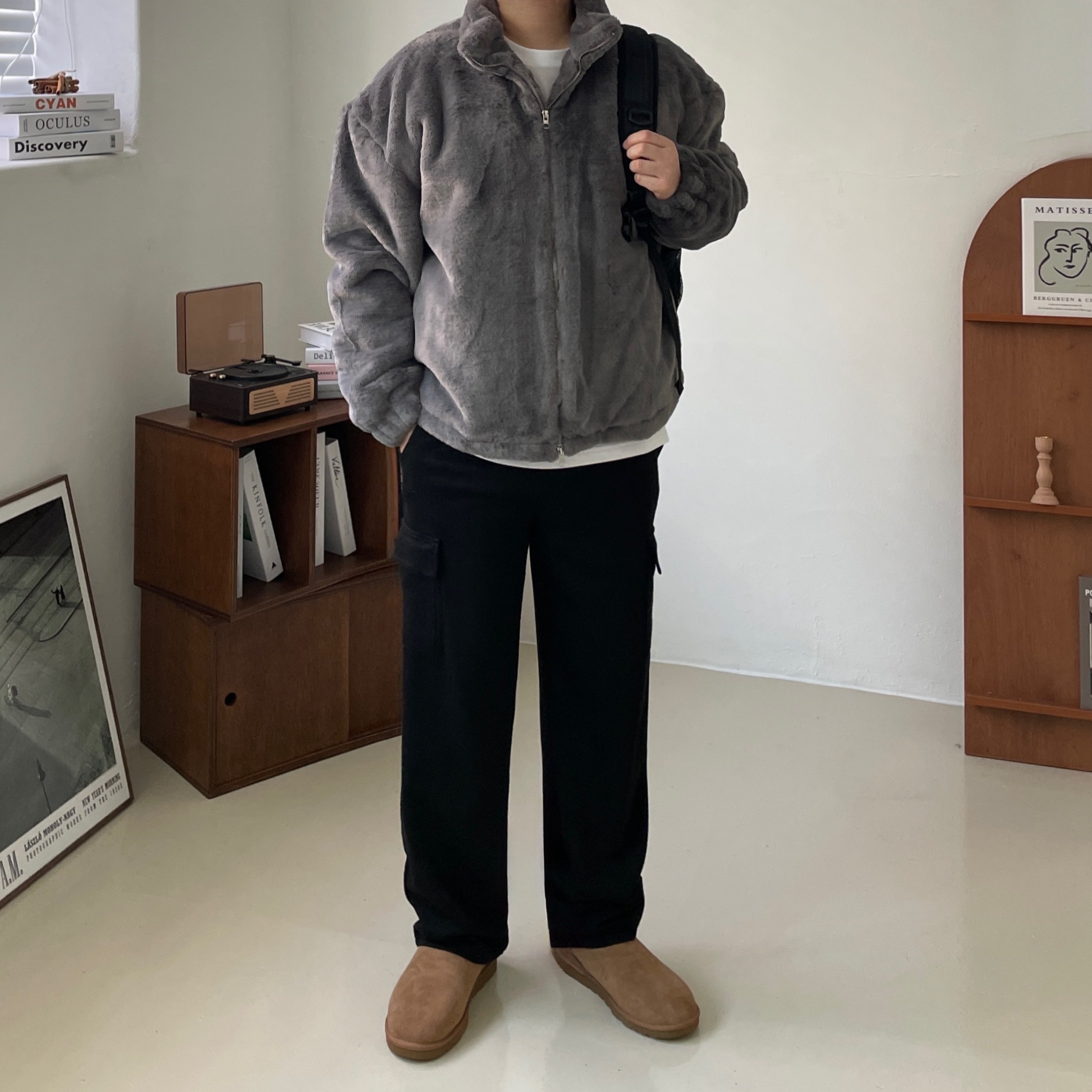 UGG Classic Mini Boots Chestnut 착용 스타일 - 2