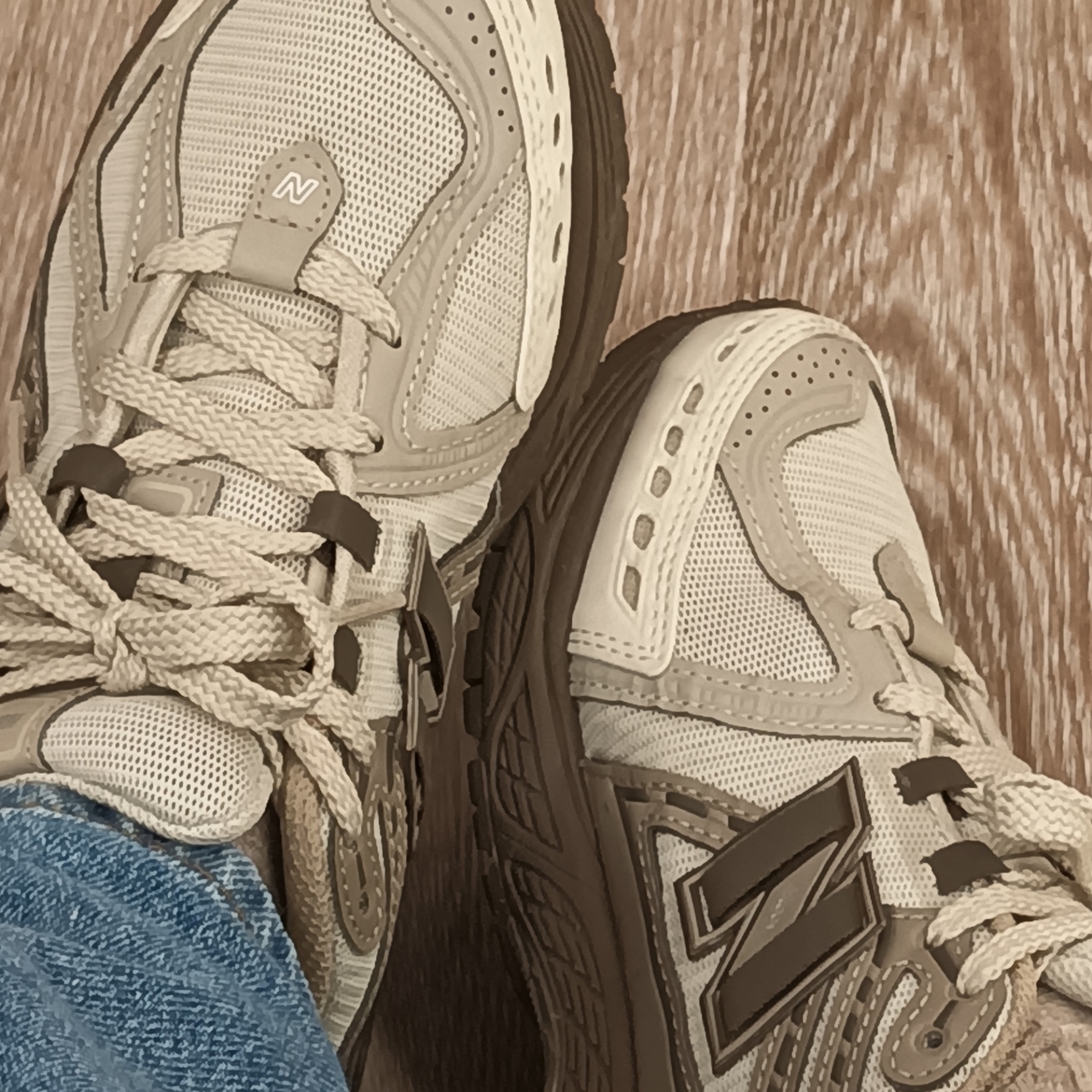 New Balance 1906R Beige Brown 착용 스타일 - 3